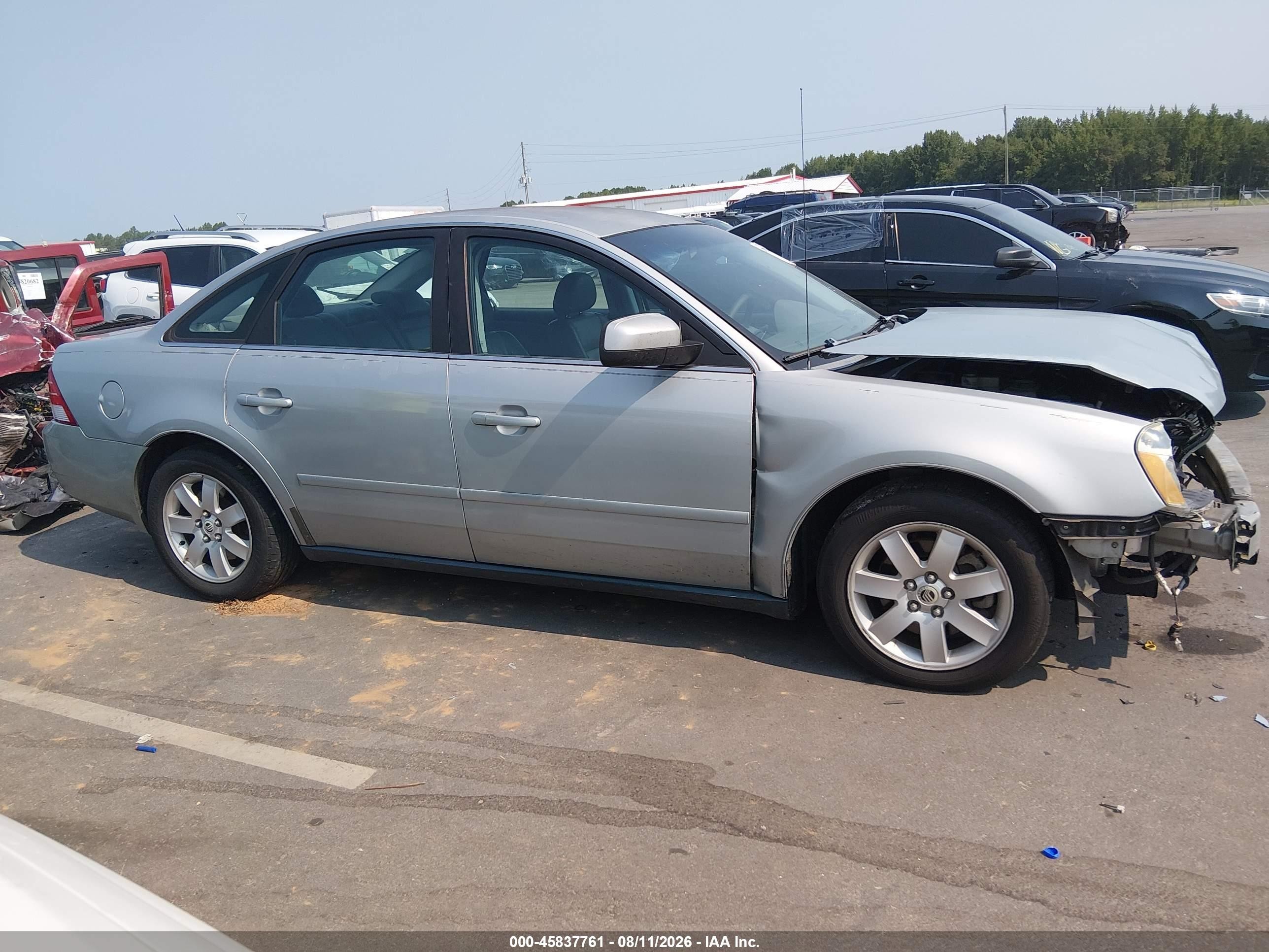 2006 Mercury Montego Luxury Silver vin: 1MEFM40146G603904