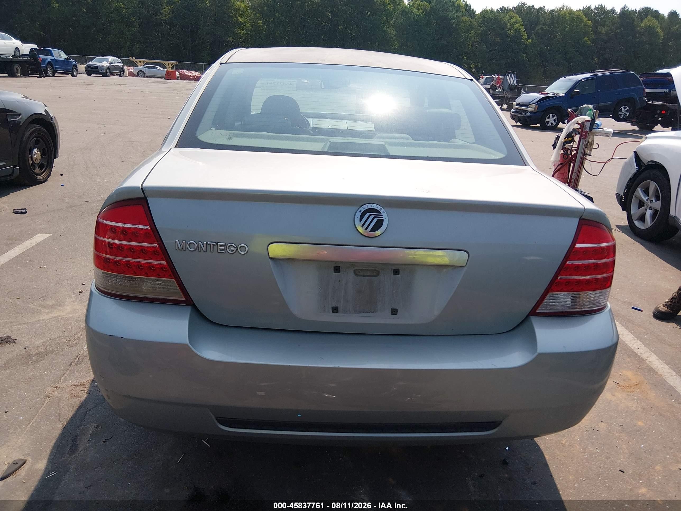 2006 Mercury Montego Luxury Silver vin: 1MEFM40146G603904