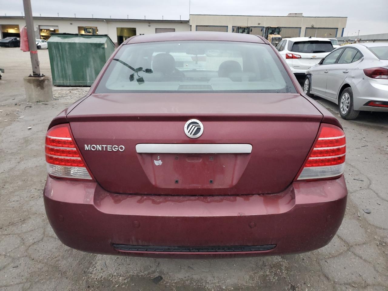 2006 Mercury Montego Luxury Бордовый vin: 1MEFM40156G604284