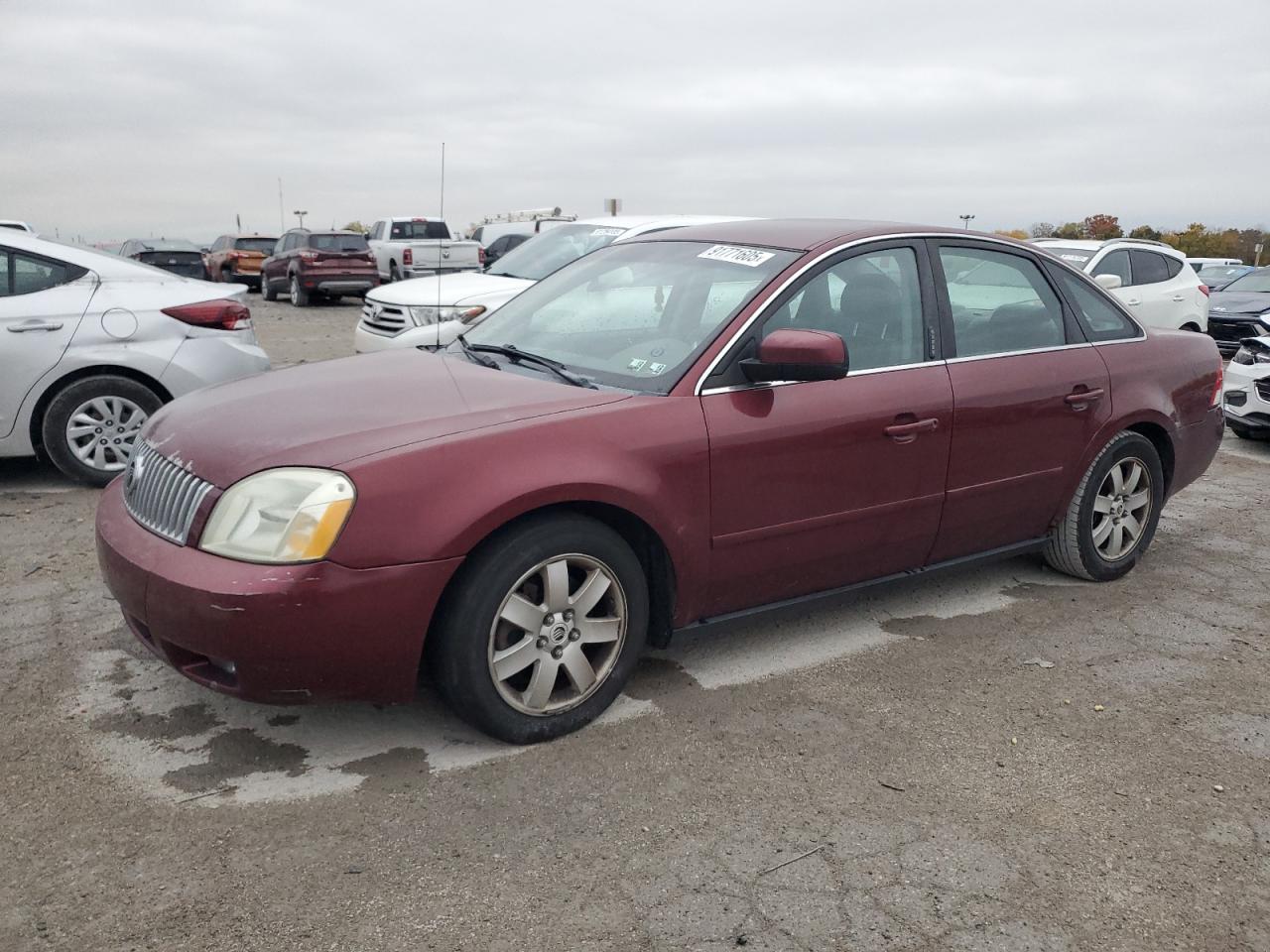 2006 Mercury Montego Luxury Бордовый vin: 1MEFM40156G604284