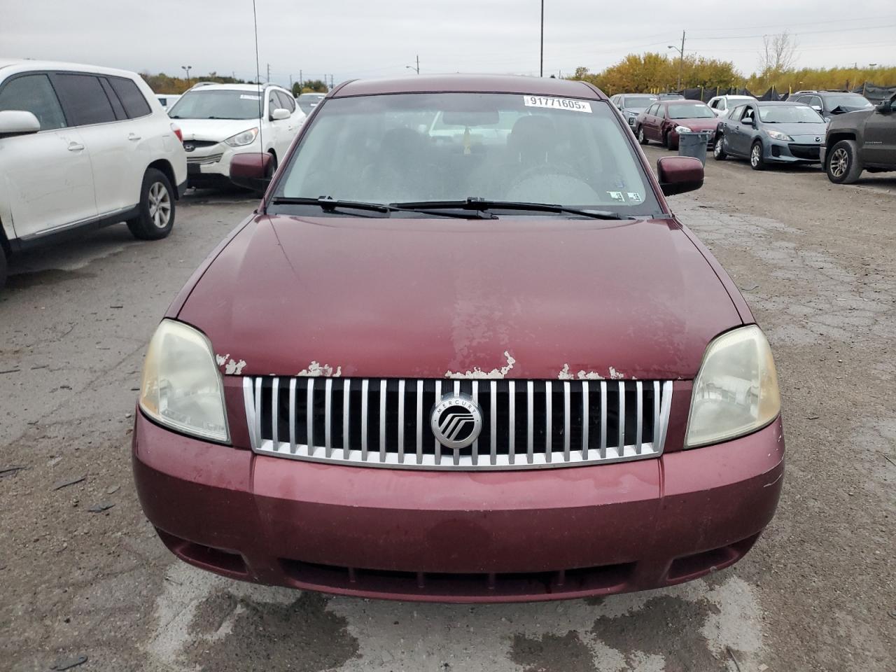 2006 Mercury Montego Luxury Бордовый vin: 1MEFM40156G604284