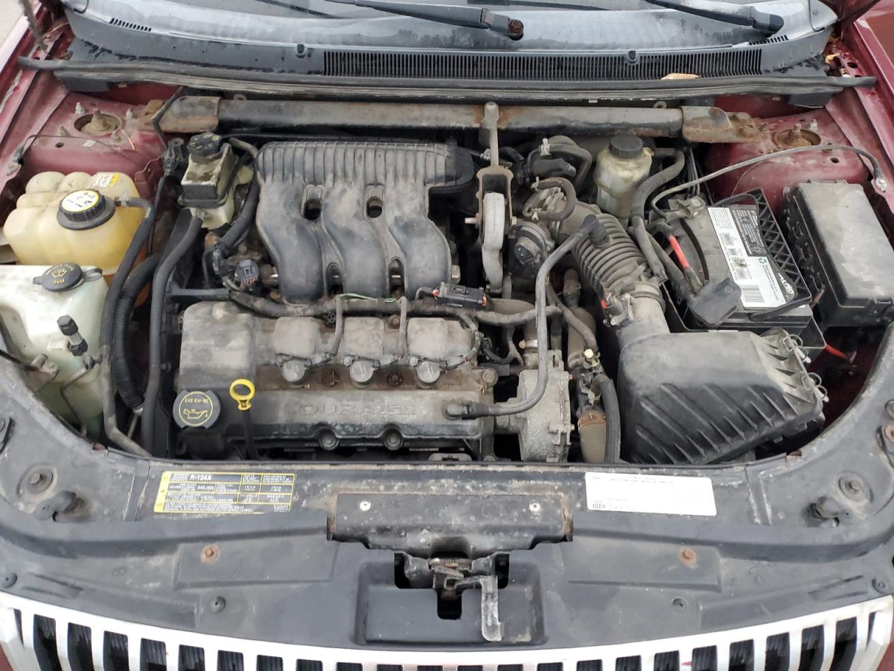 2006 Mercury Montego Luxury Бордовый vin: 1MEFM40156G604284