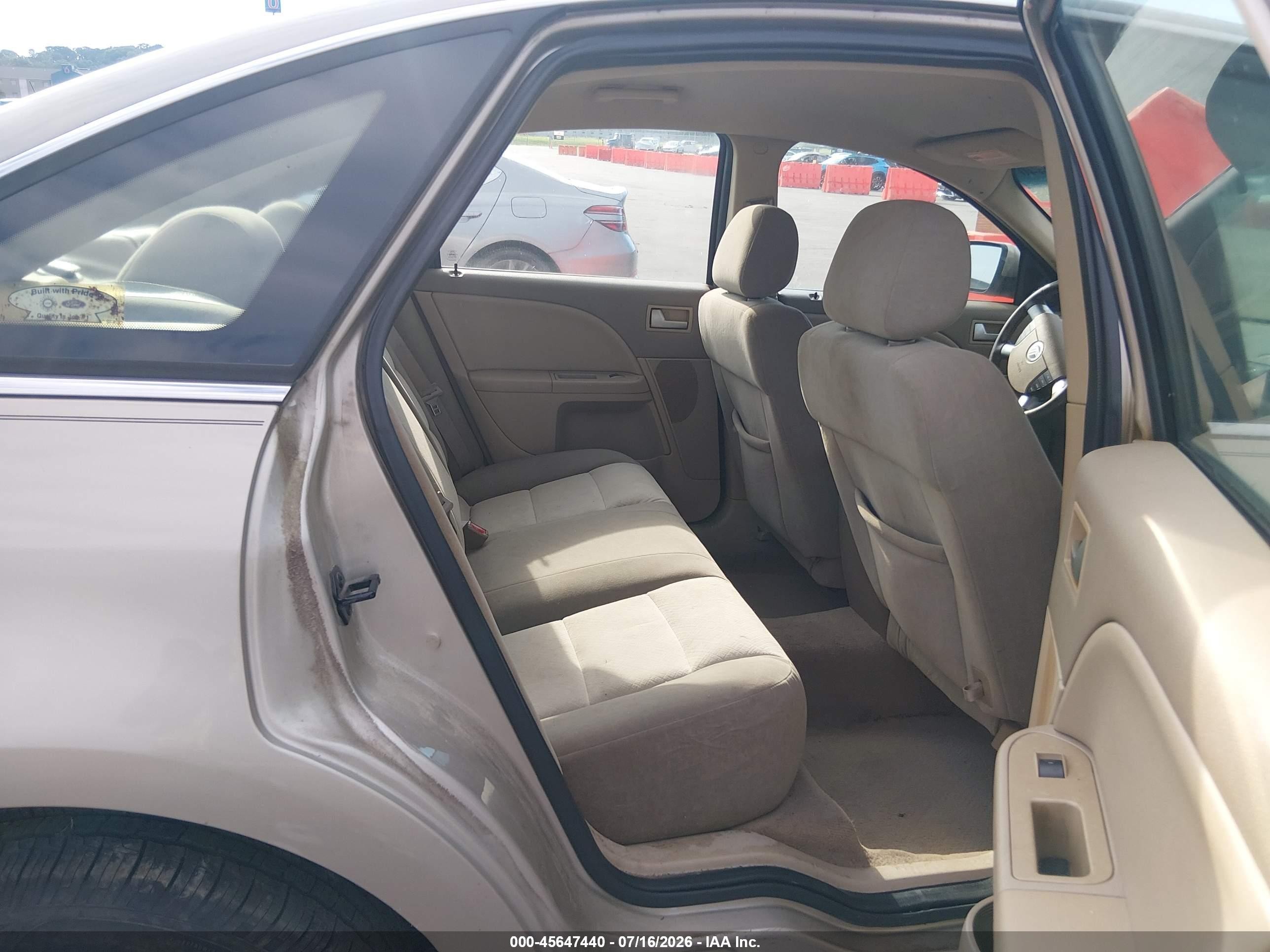 2006 Mercury Montego Luxury Золотой vin: 1MEFM40176G602164
