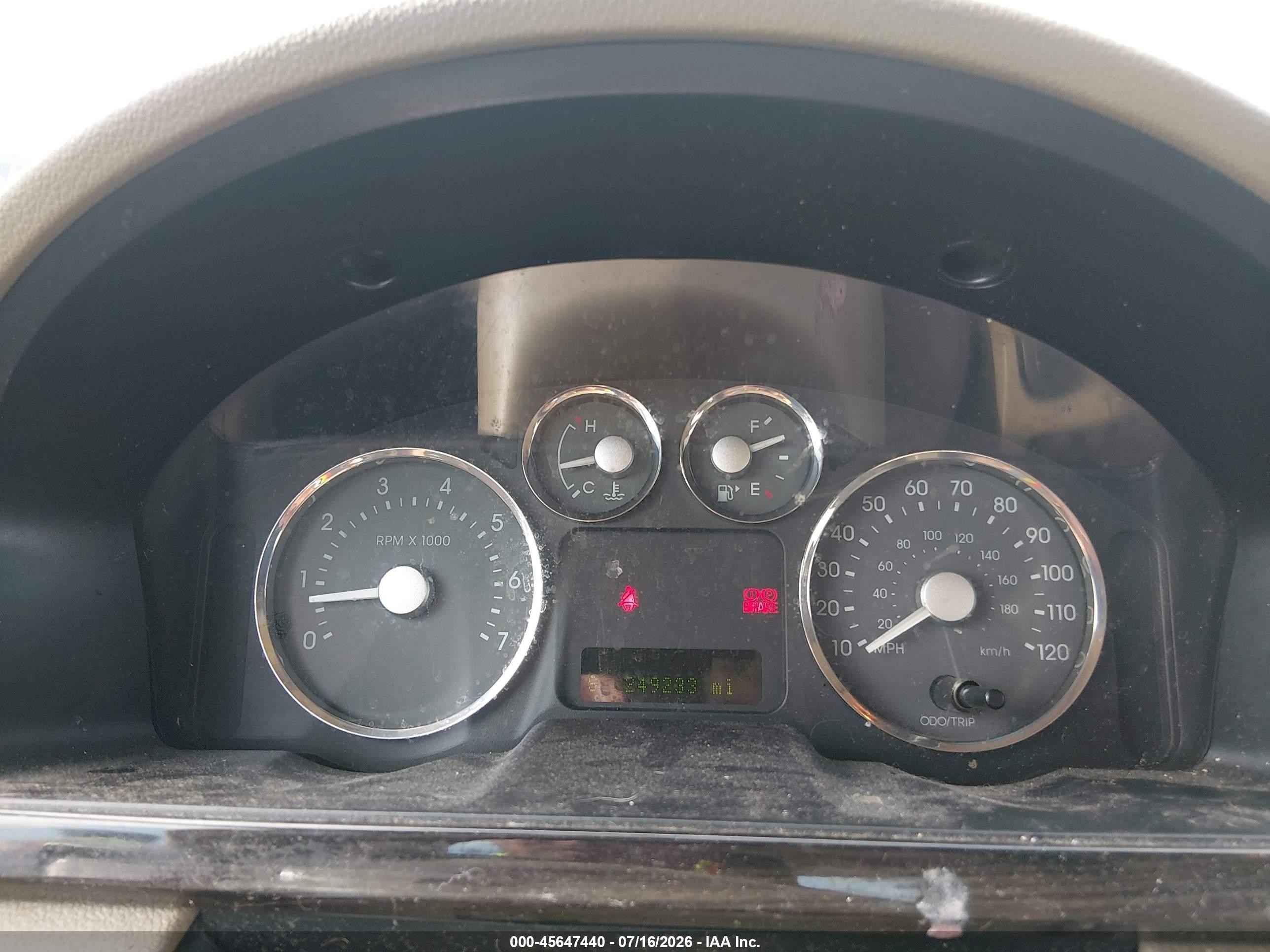 2006 Mercury Montego Luxury Золотой vin: 1MEFM40176G602164