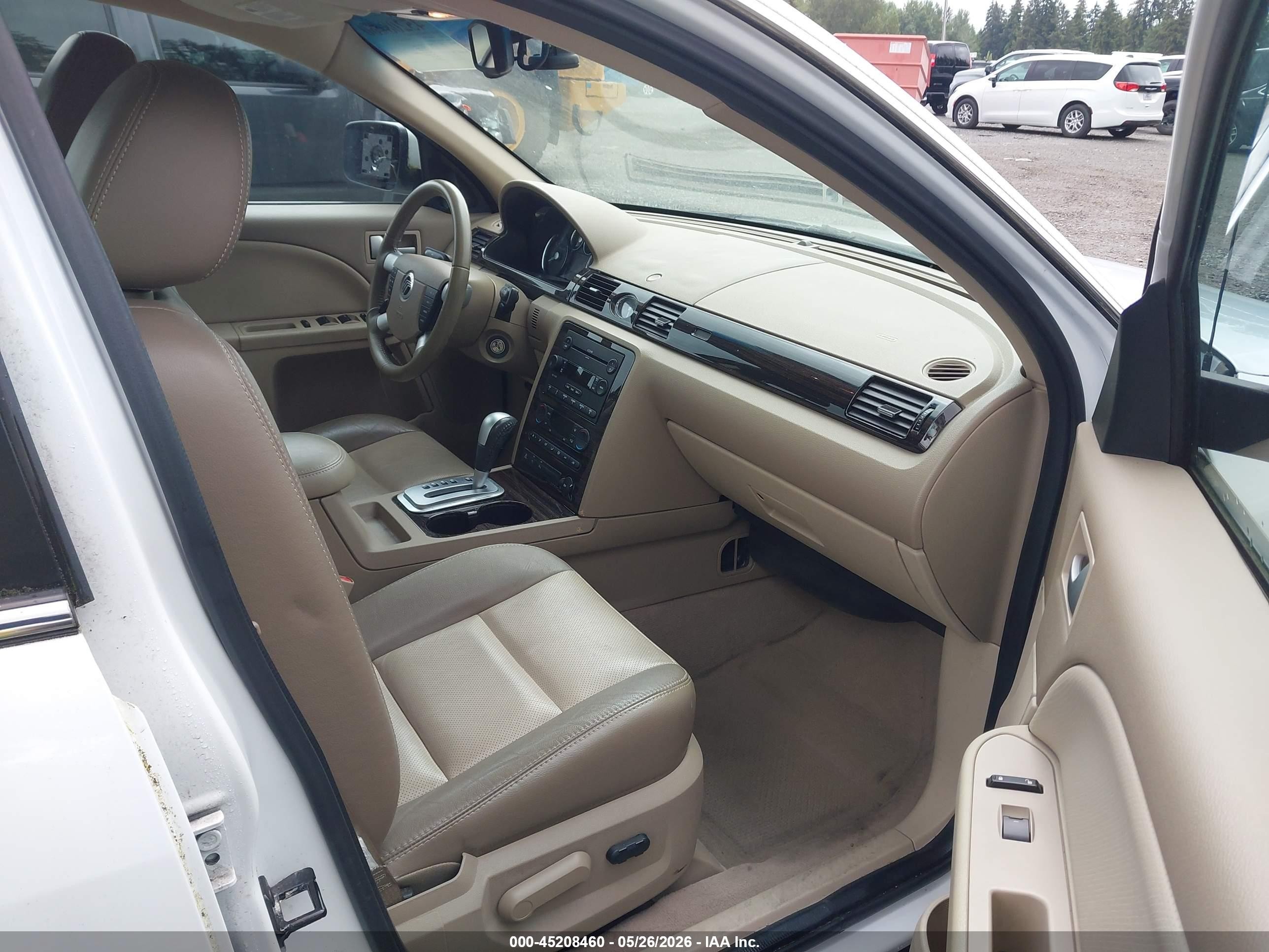 2006 Mercury Montego Luxury White vin: 1MEFM41116G607827