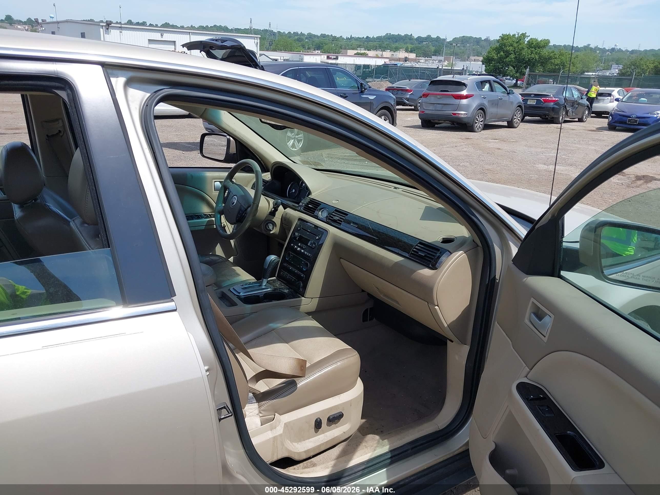 2005 Mercury Montego Premier Champagne vin: 1MEFM42135G610192