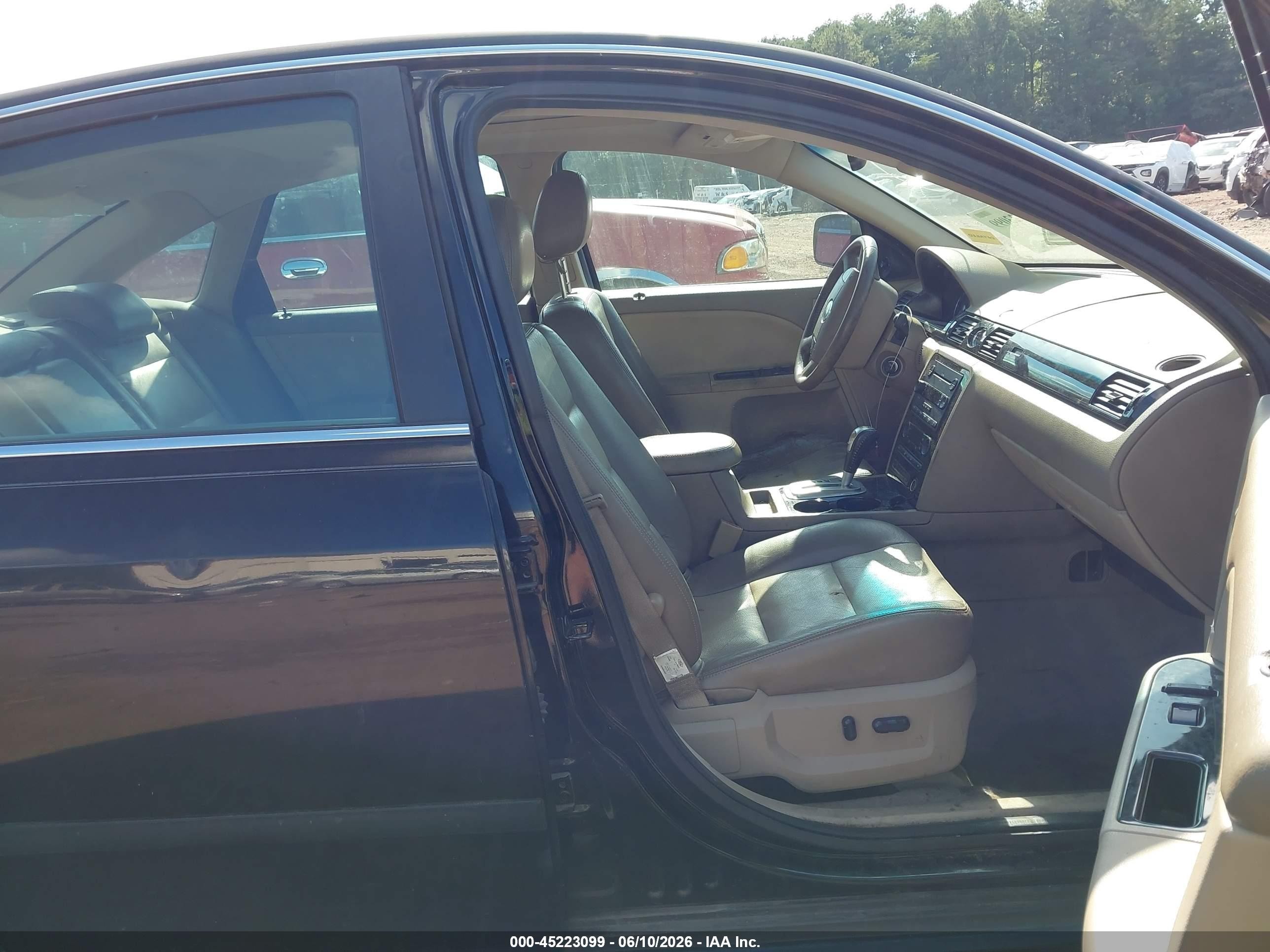 2005 Mercury Montego Premier Черный vin: 1MEFM42155G617192
