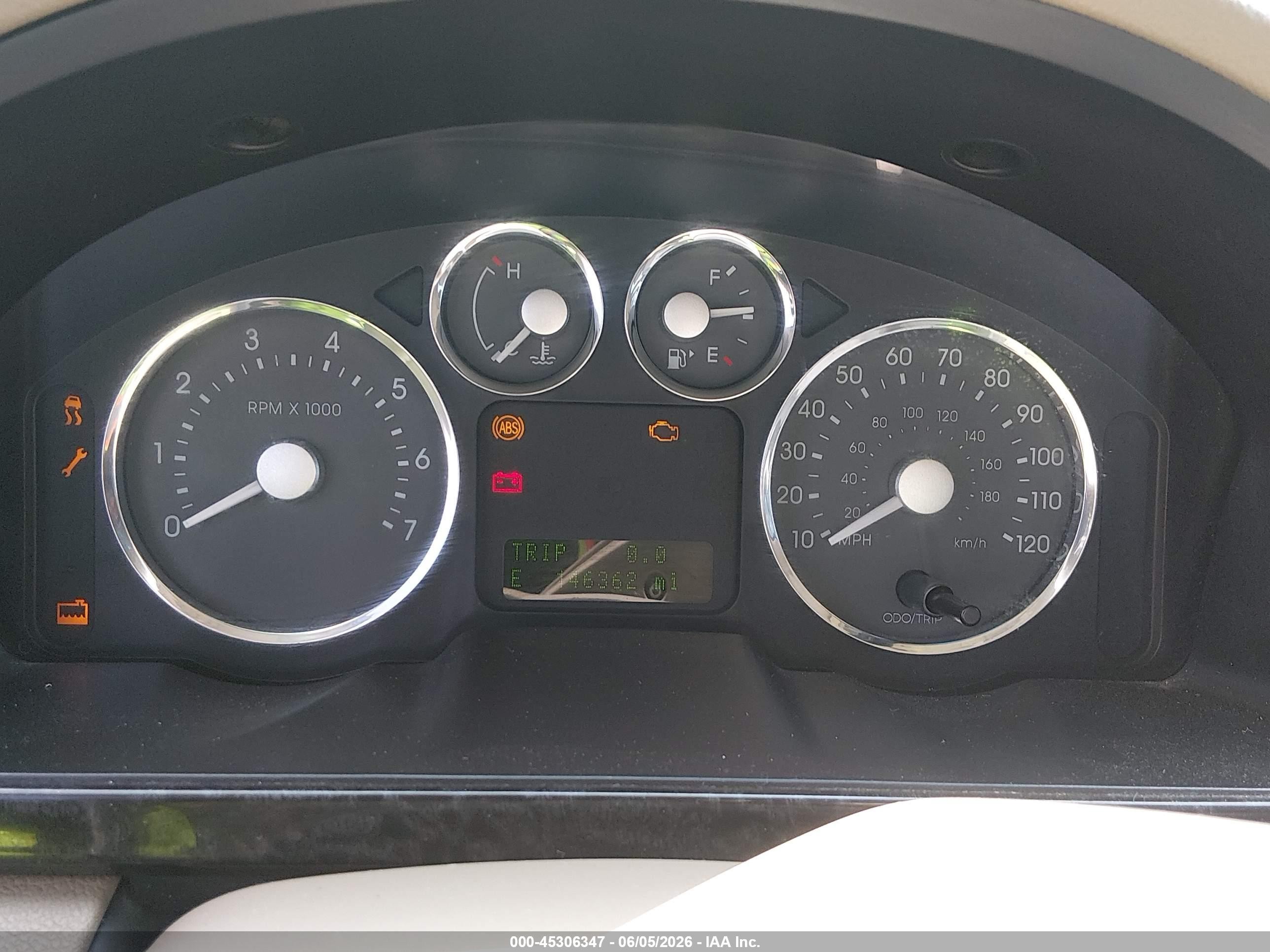 2005 Mercury Montego Premier Серый vin: 1MEFM42185G627876