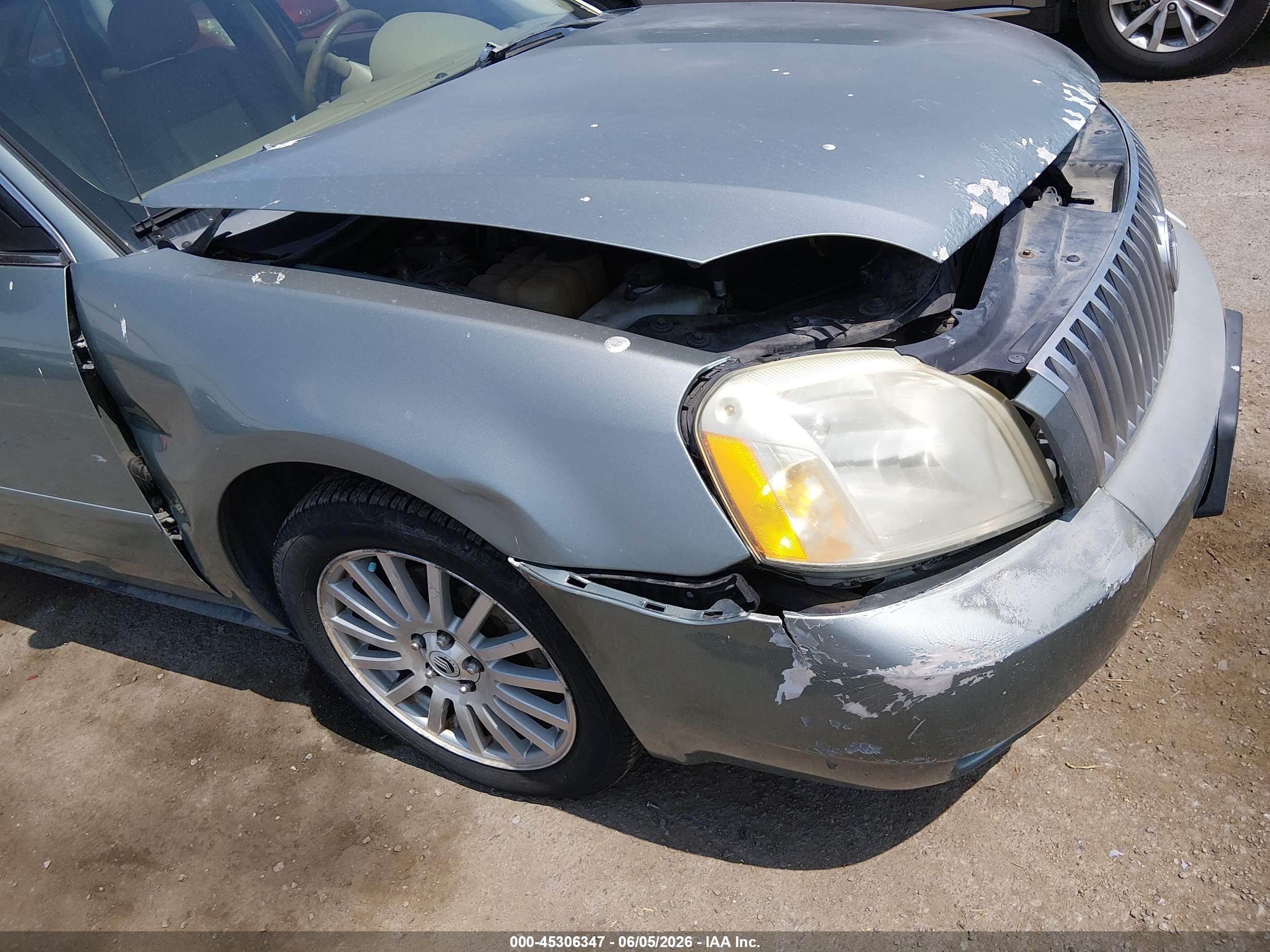 2005 Mercury Montego Premier Серый vin: 1MEFM42185G627876
