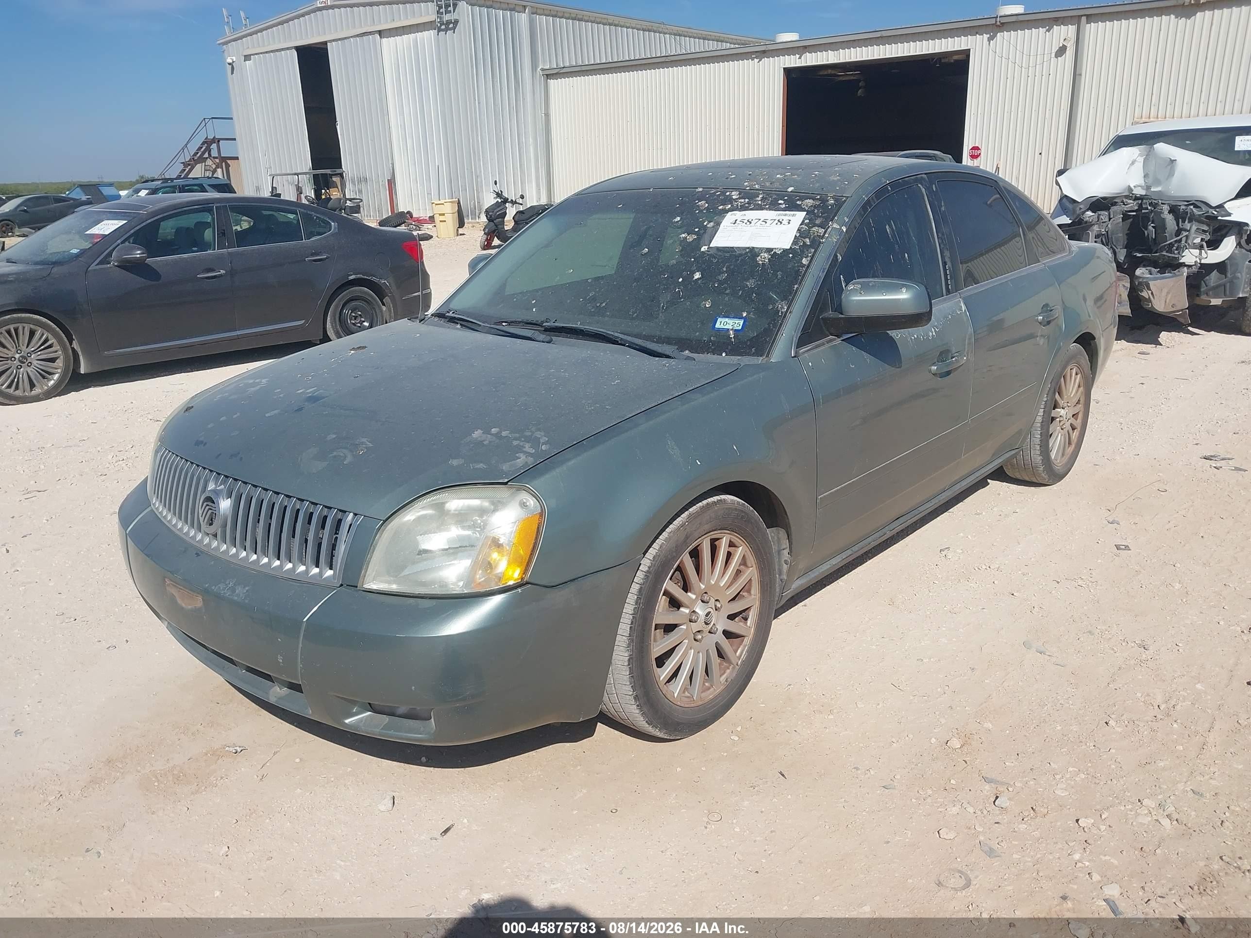 2006 Mercury Montego Premier Gray vin: 1MEFM42186G610349