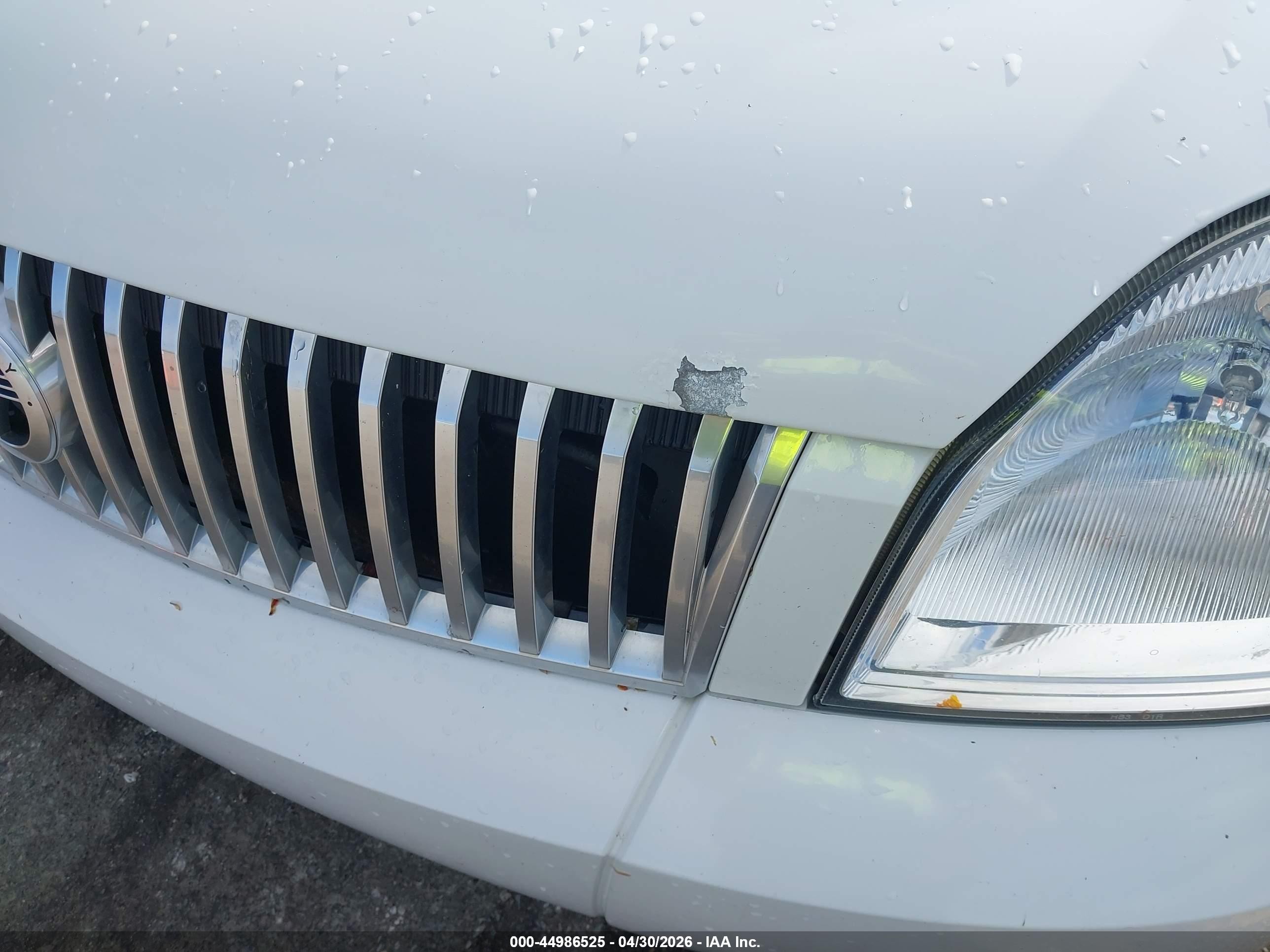 2005 Mercury Montego Premier White vin: 1MEFM42195G626946