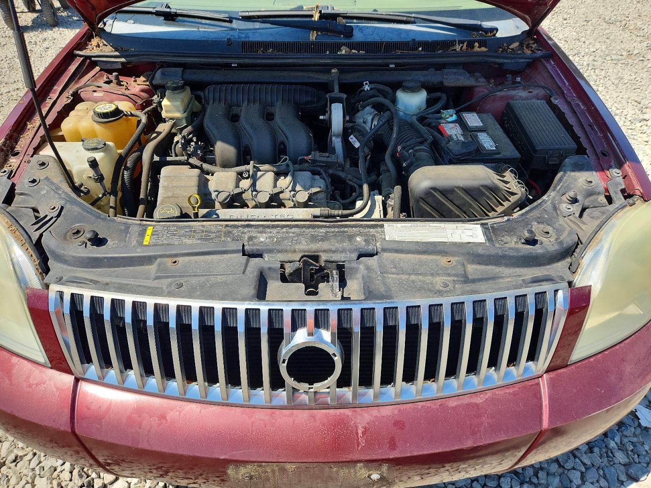 2005 Mercury Montego Premier Burgundy vin: 1MEFM43115G622713