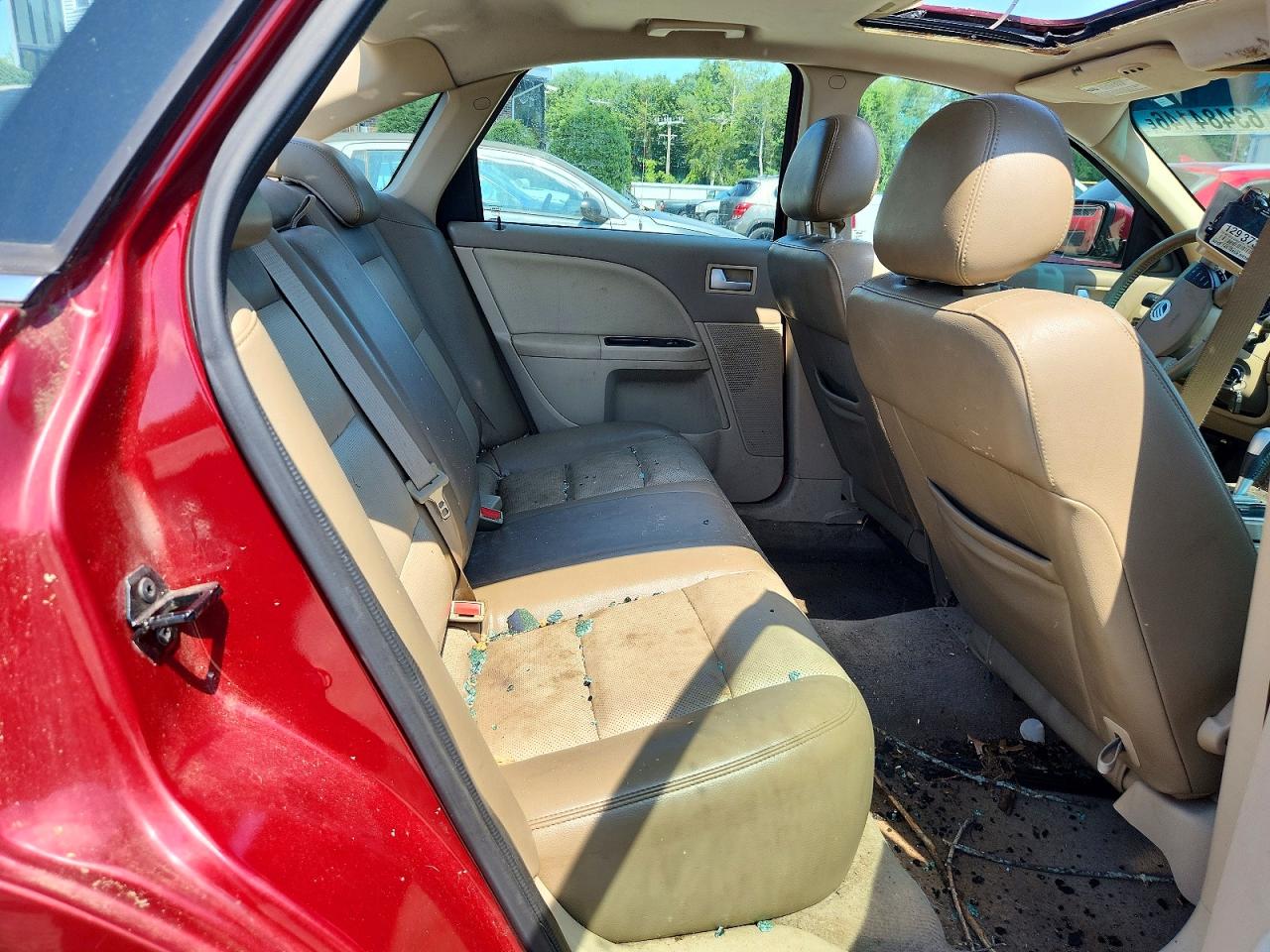 2005 Mercury Montego Premier Burgundy vin: 1MEFM43115G622713
