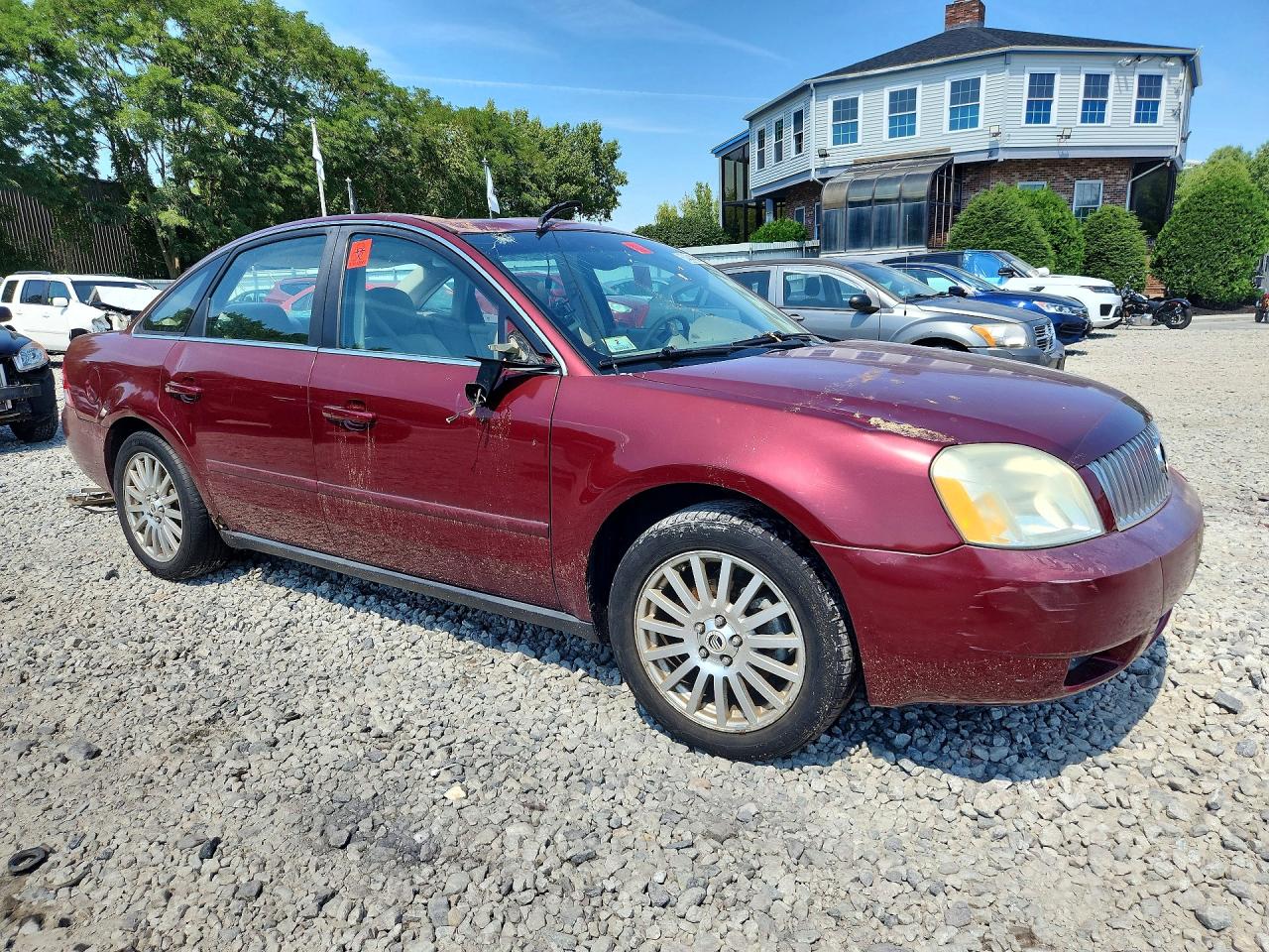 2005 Mercury Montego Premier Burgundy vin: 1MEFM43115G622713