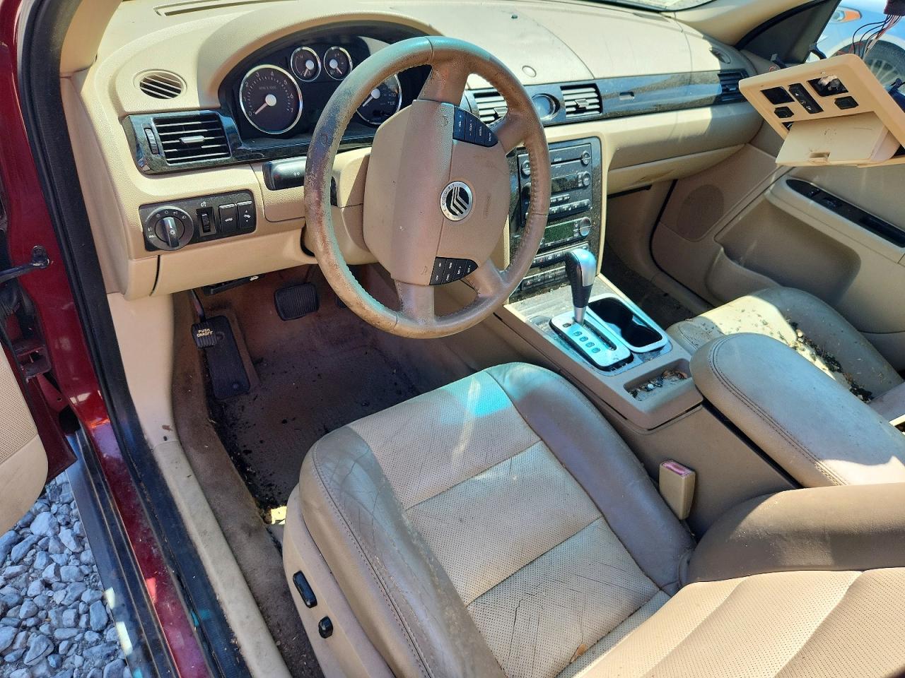 2005 Mercury Montego Premier Burgundy vin: 1MEFM43115G622713