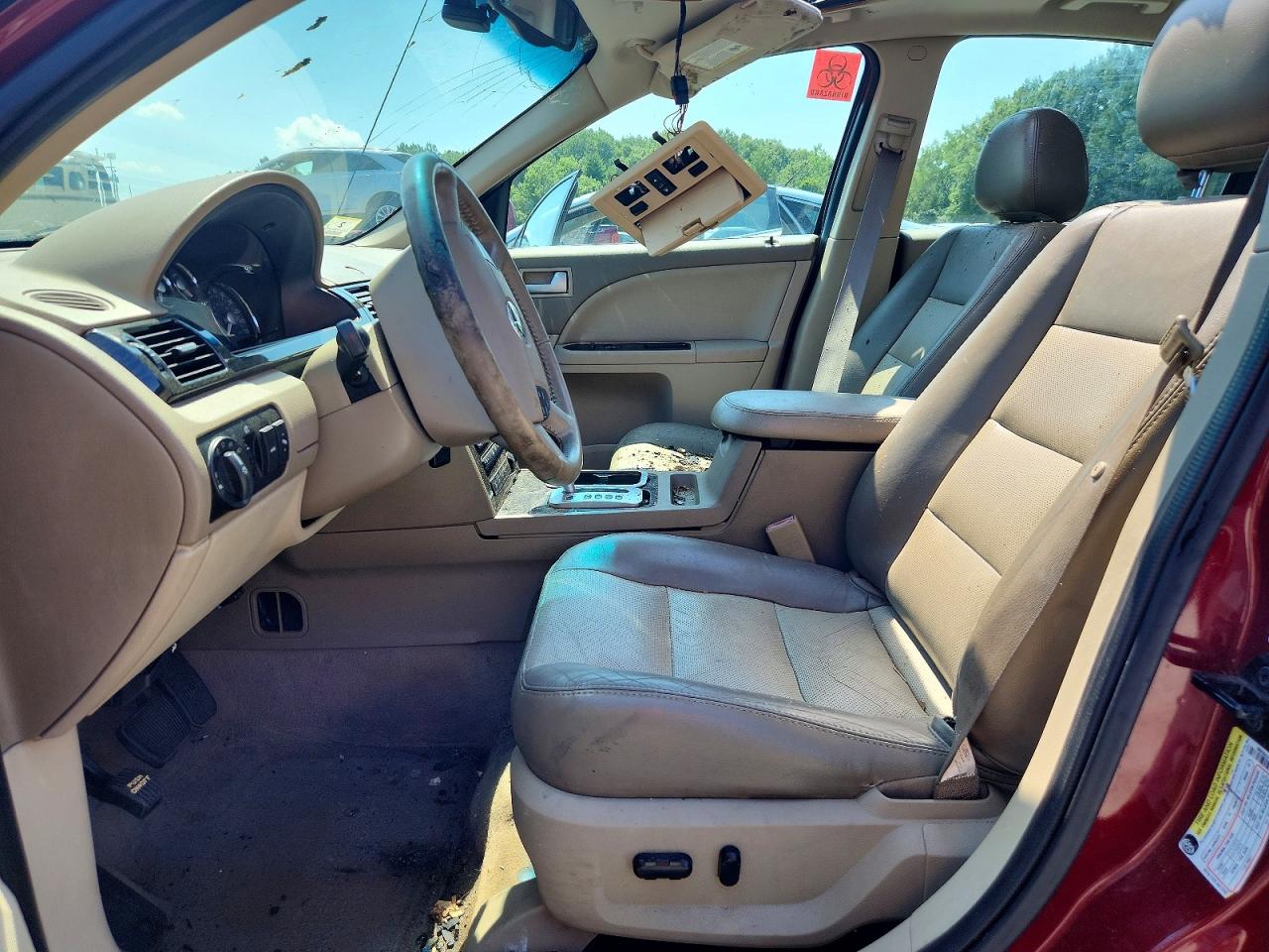 2005 Mercury Montego Premier Burgundy vin: 1MEFM43115G622713