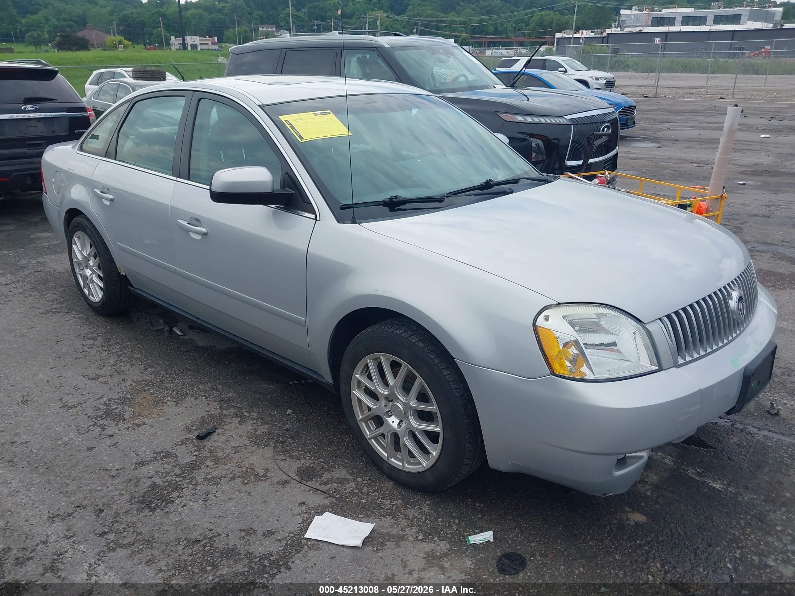 2005 Mercury Montego Premier Silver vin: 1MEFM43135G622146