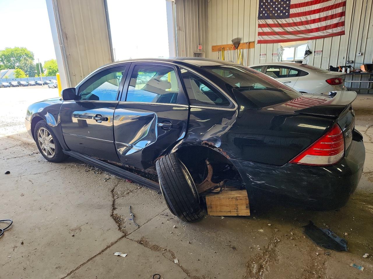 2005 Mercury Montego Premier Черный vin: 1MEFM43165G619984