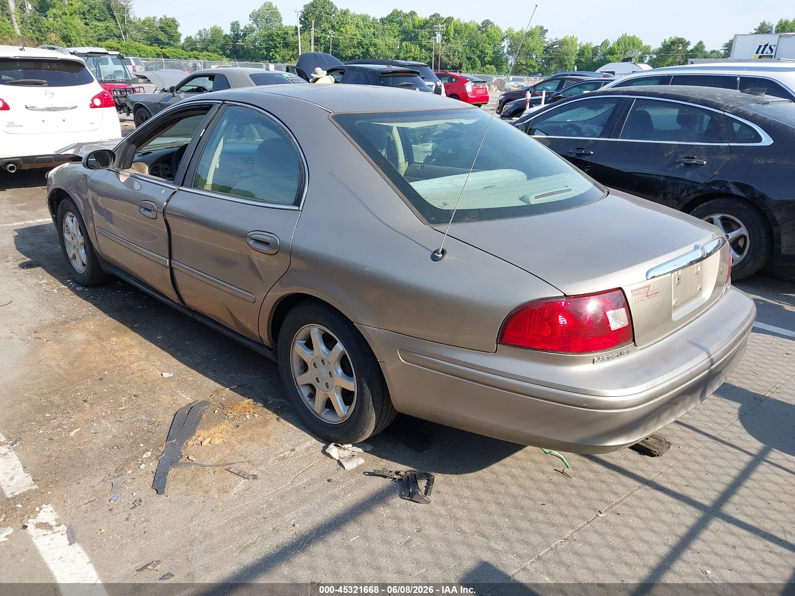 2003 Mercury Sable Gs Gold vin: 1MEFM50203A611558