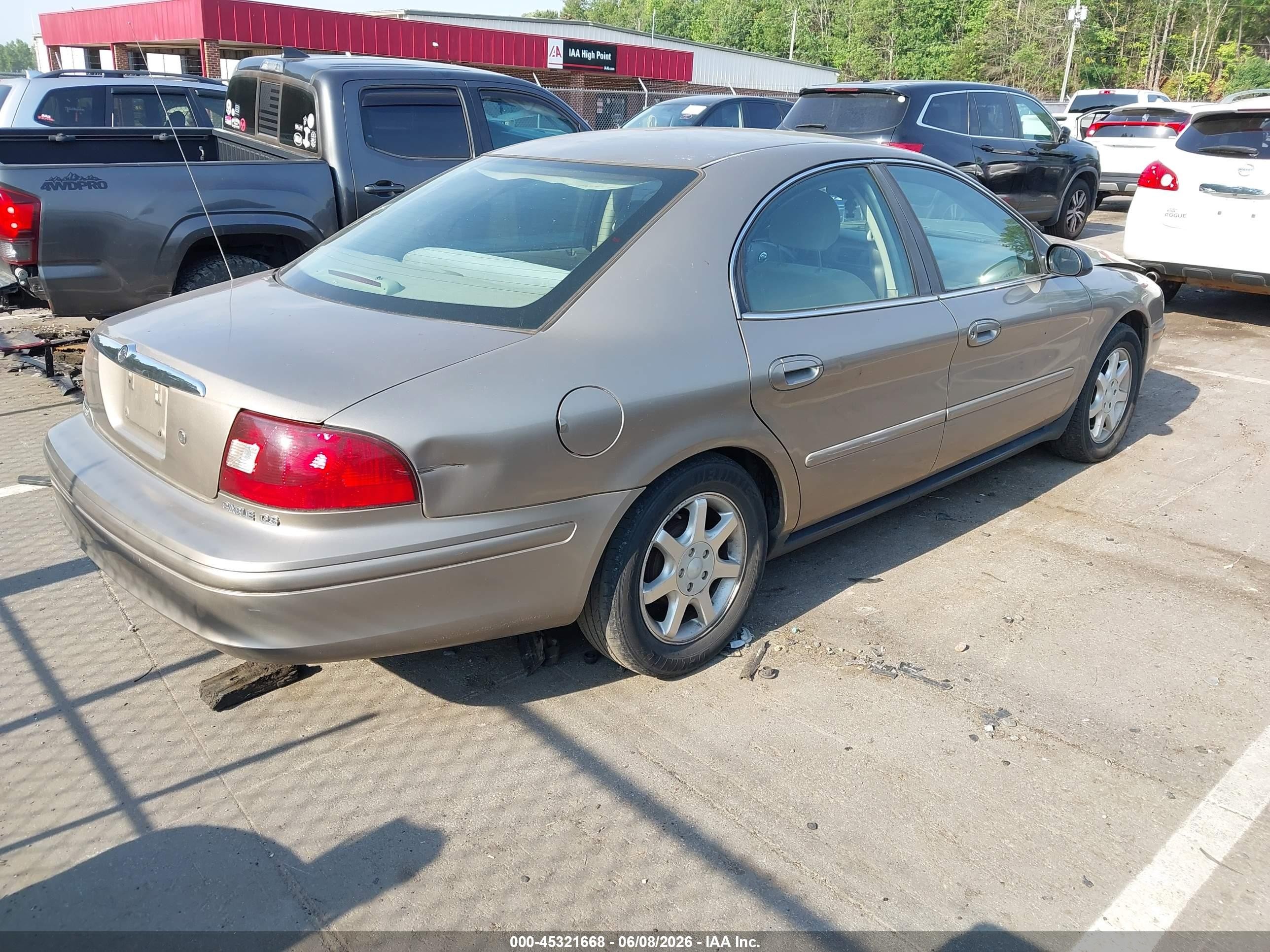 2003 Mercury Sable Gs Gold vin: 1MEFM50203A611558