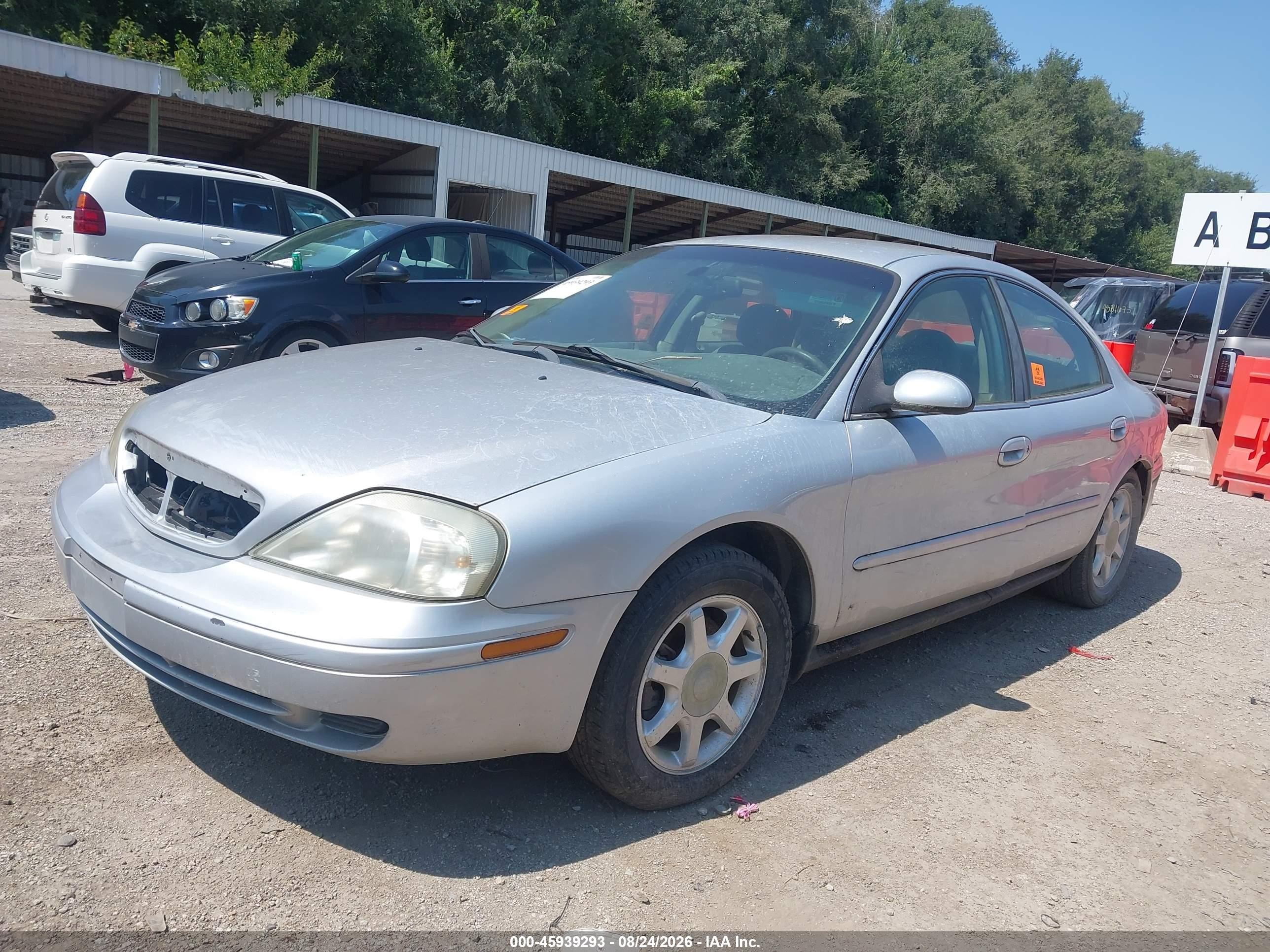 2003 Mercury Sable Gs Silver vin: 1MEFM50233A617497