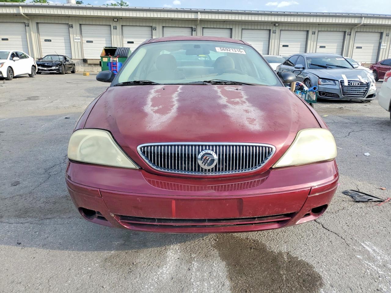 2005 Mercury Sable Gs Burgundy vin: 1MEFM502X5A625471