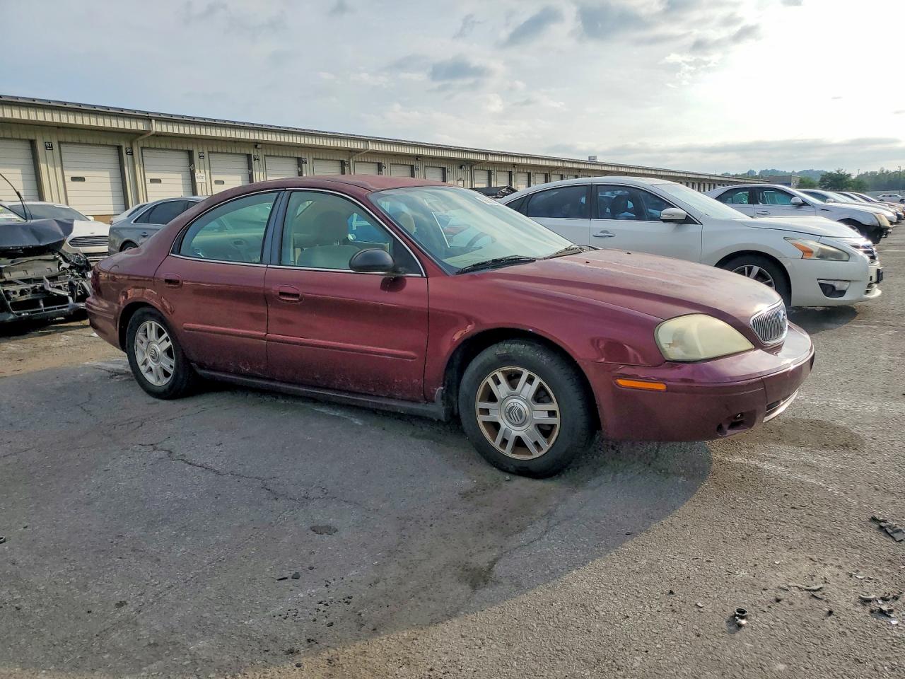 2005 Mercury Sable Gs Burgundy vin: 1MEFM502X5A625471