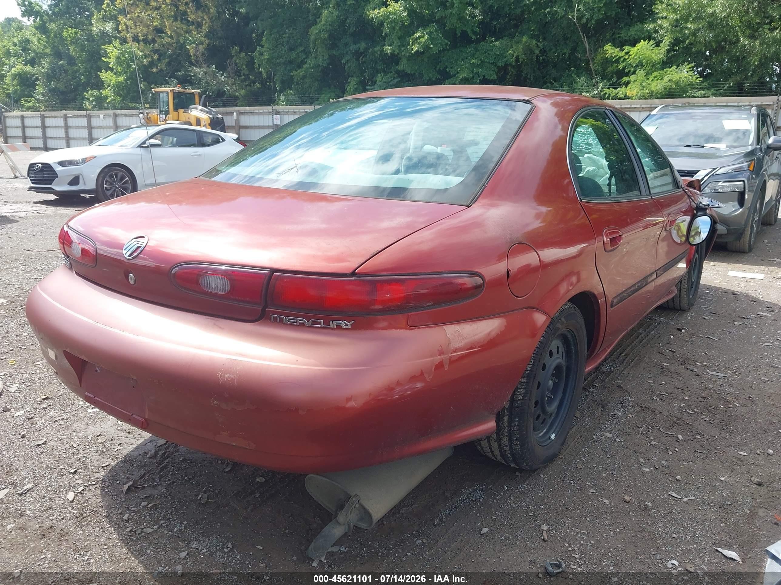 1999 Mercury Sable Gs Red vin: 1MEFM50S1XA620890