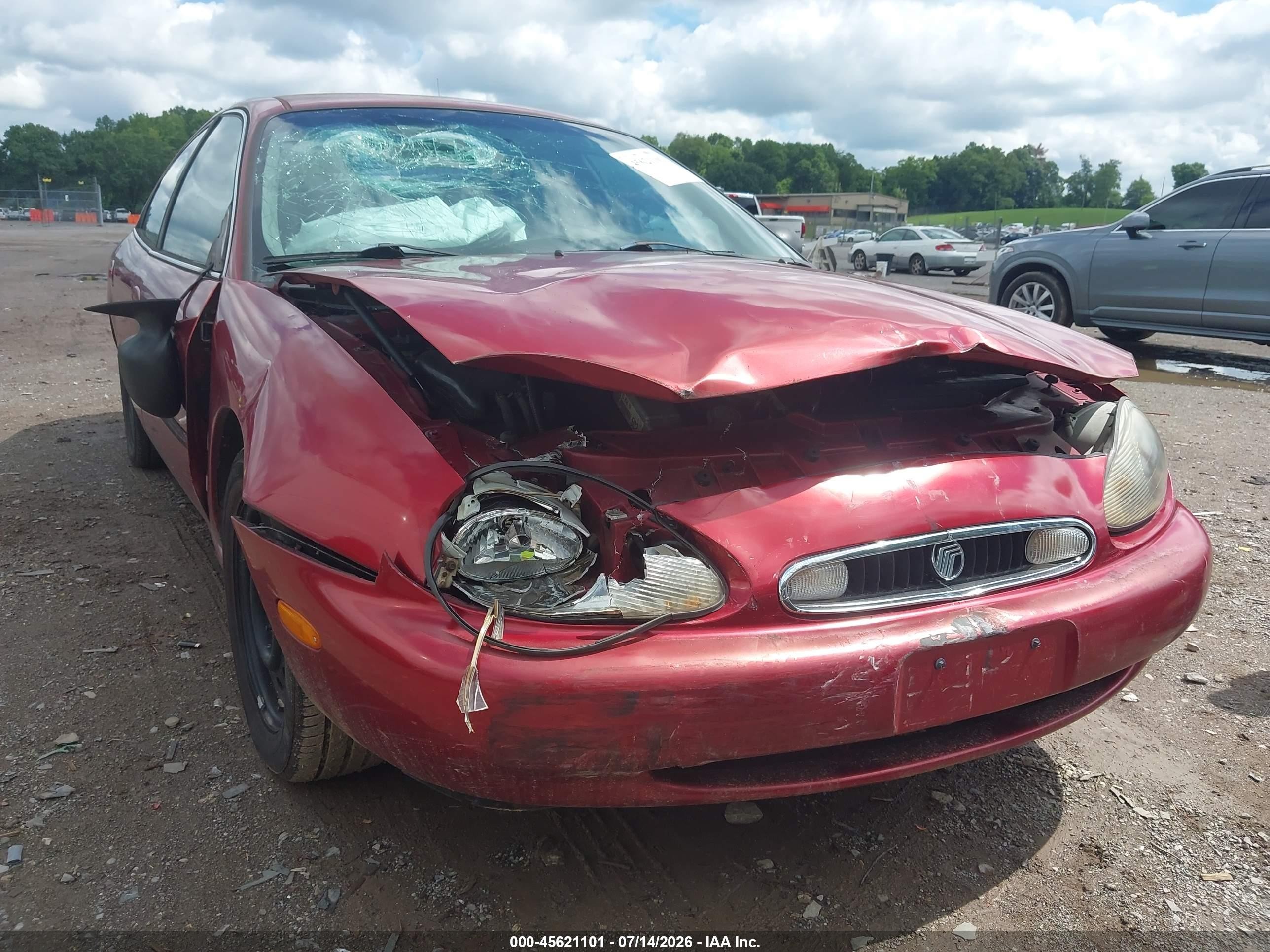 1999 Mercury Sable Gs Red vin: 1MEFM50S1XA620890