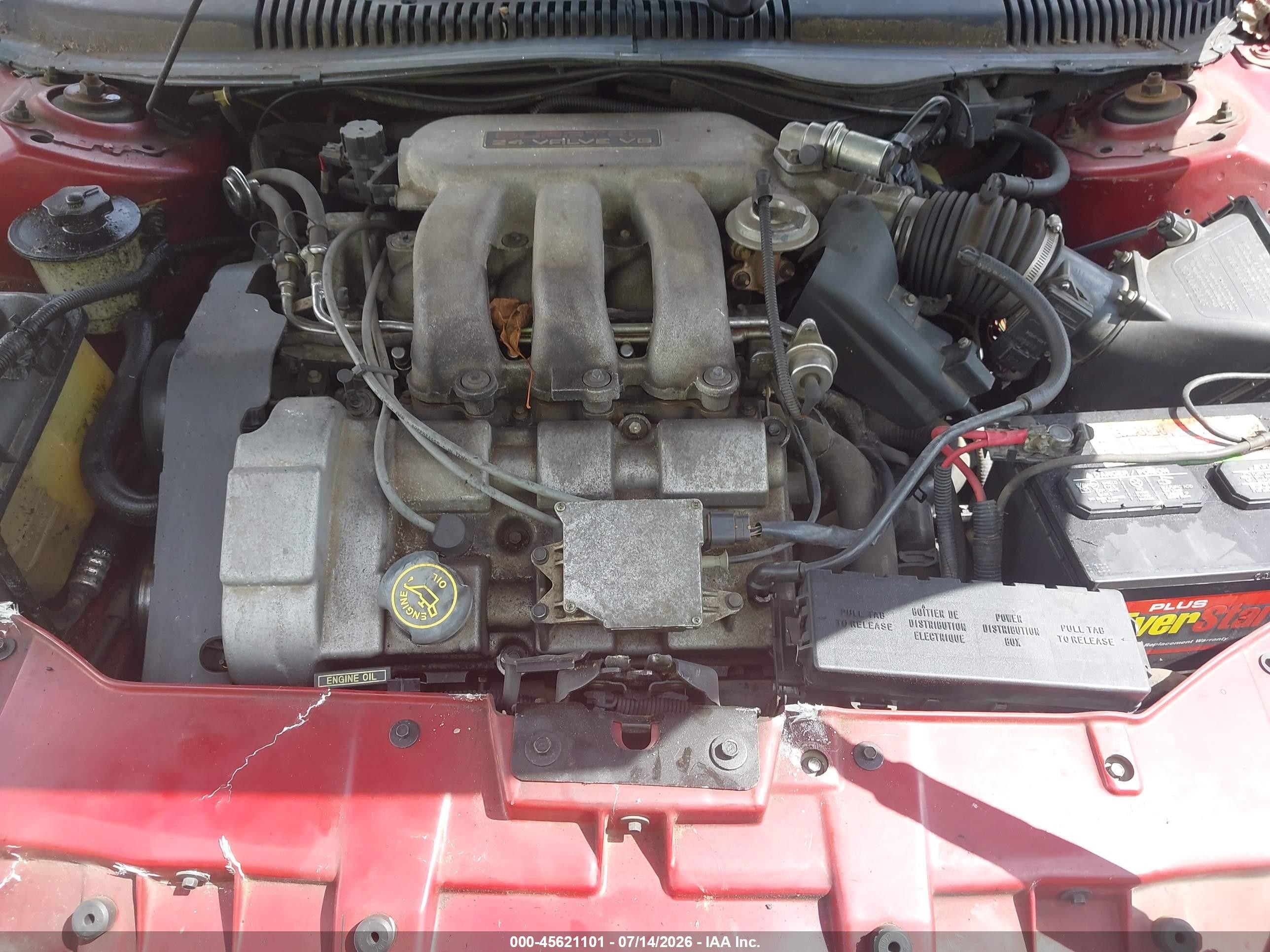 1999 Mercury Sable Gs Red vin: 1MEFM50S1XA620890