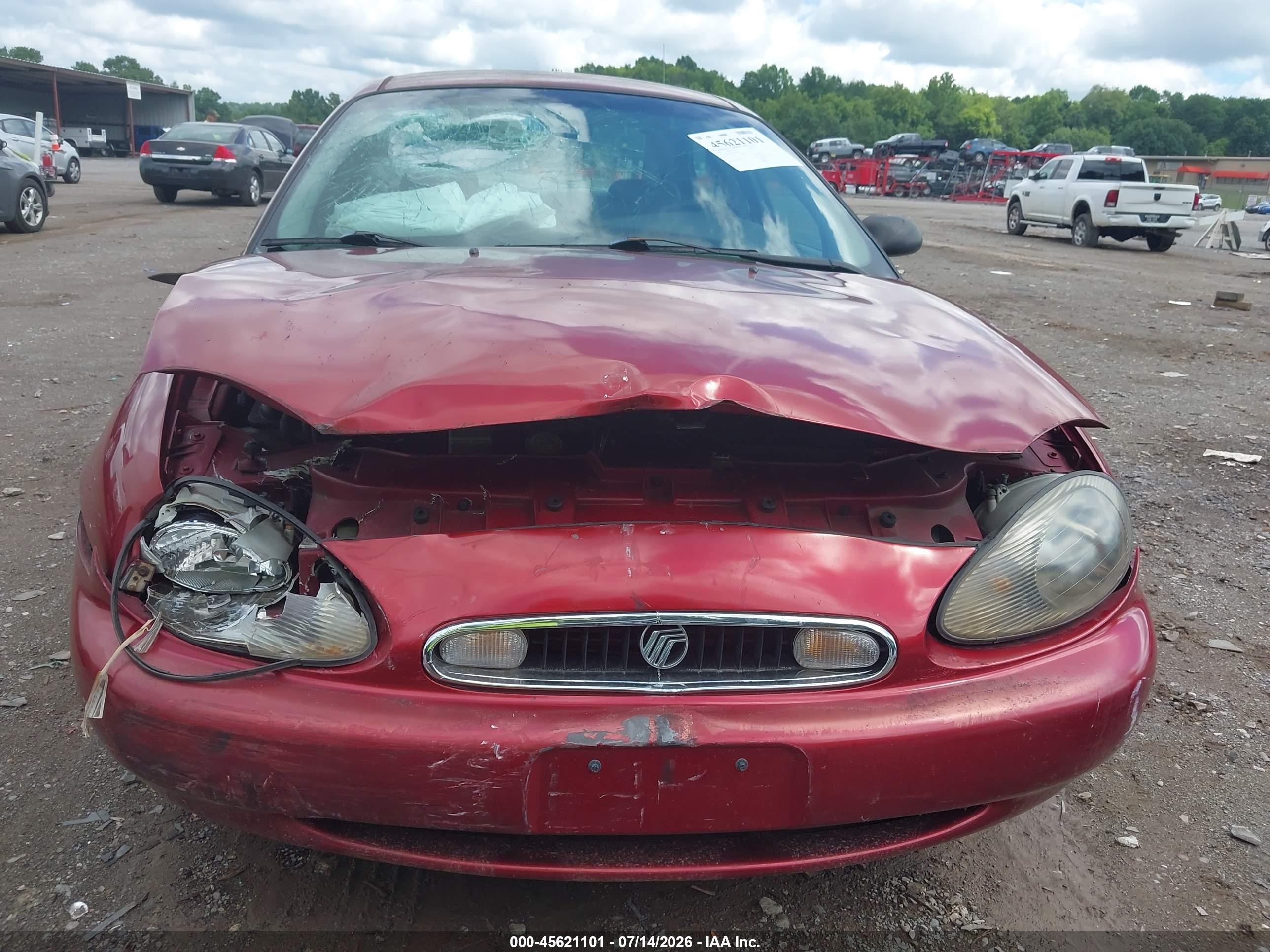 1999 Mercury Sable Gs Red vin: 1MEFM50S1XA620890