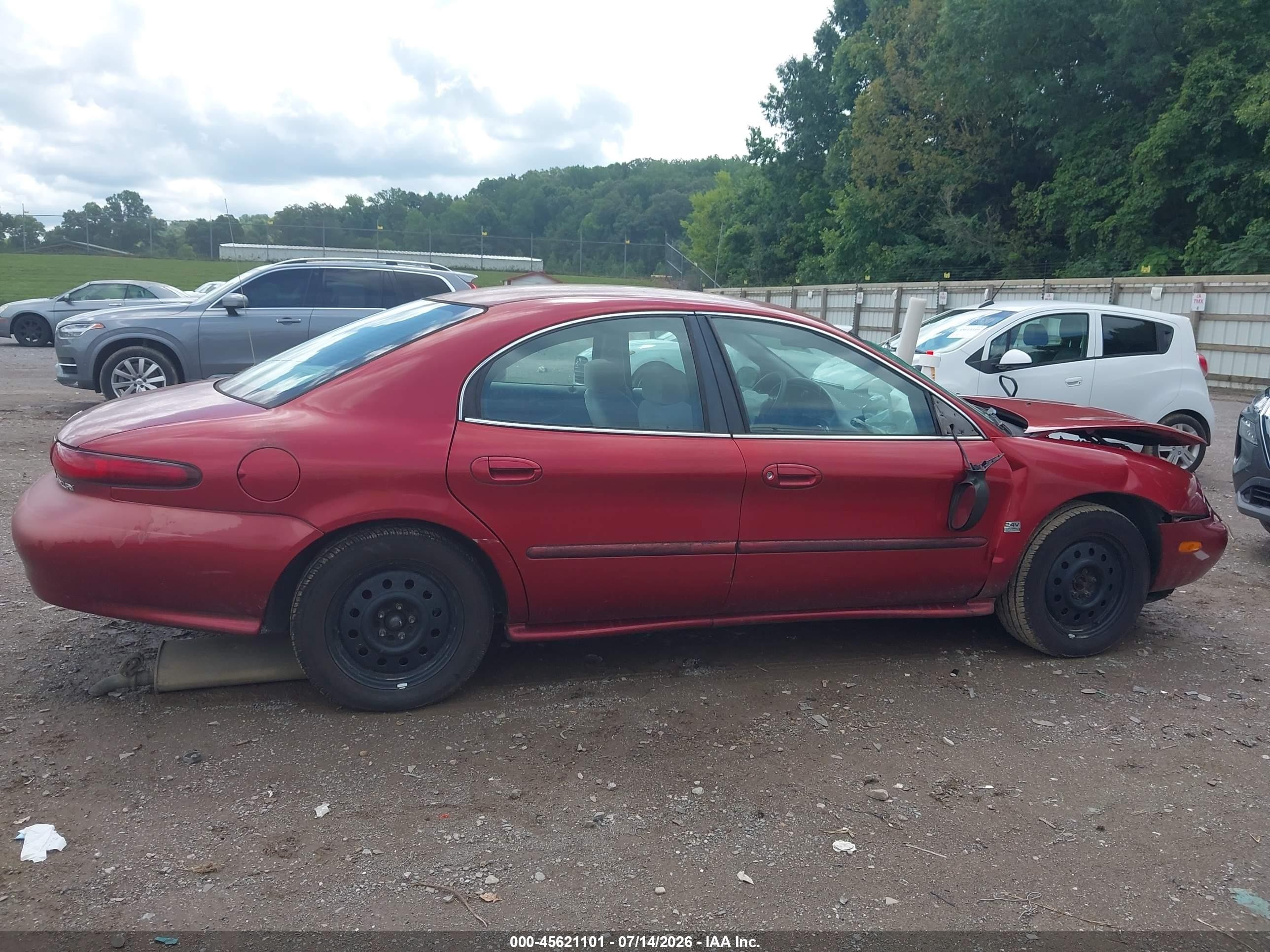1999 Mercury Sable Gs Red vin: 1MEFM50S1XA620890