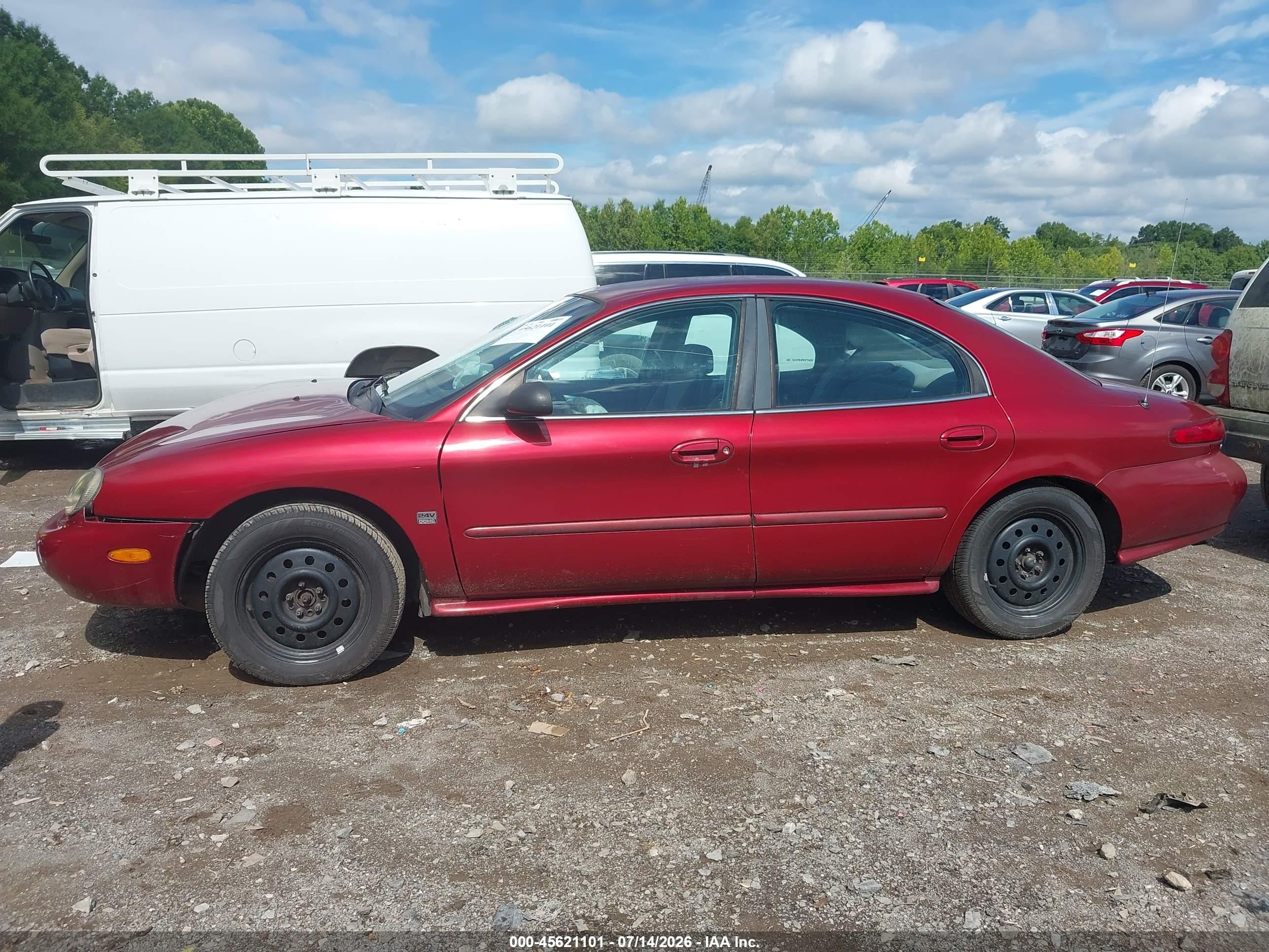 1999 Mercury Sable Gs Red vin: 1MEFM50S1XA620890