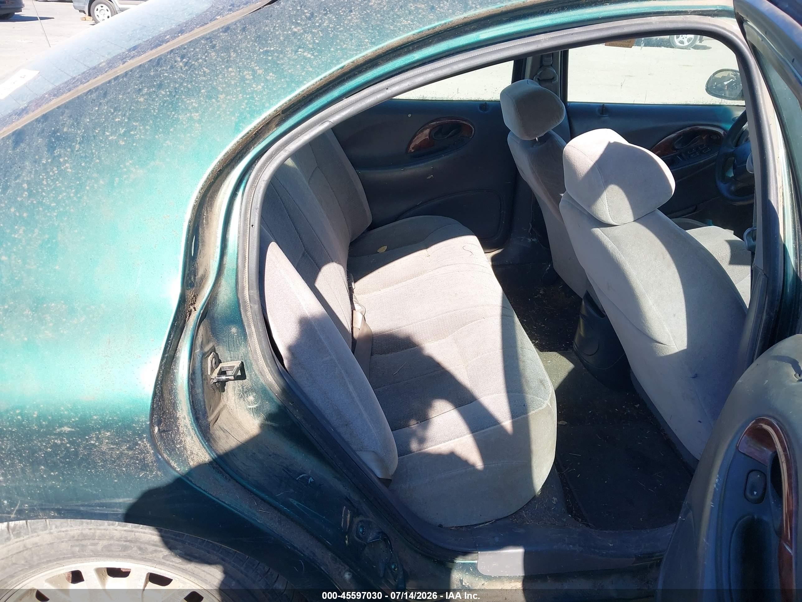 1999 Mercury Sable Gs Green vin: 1MEFM50S8XG664379