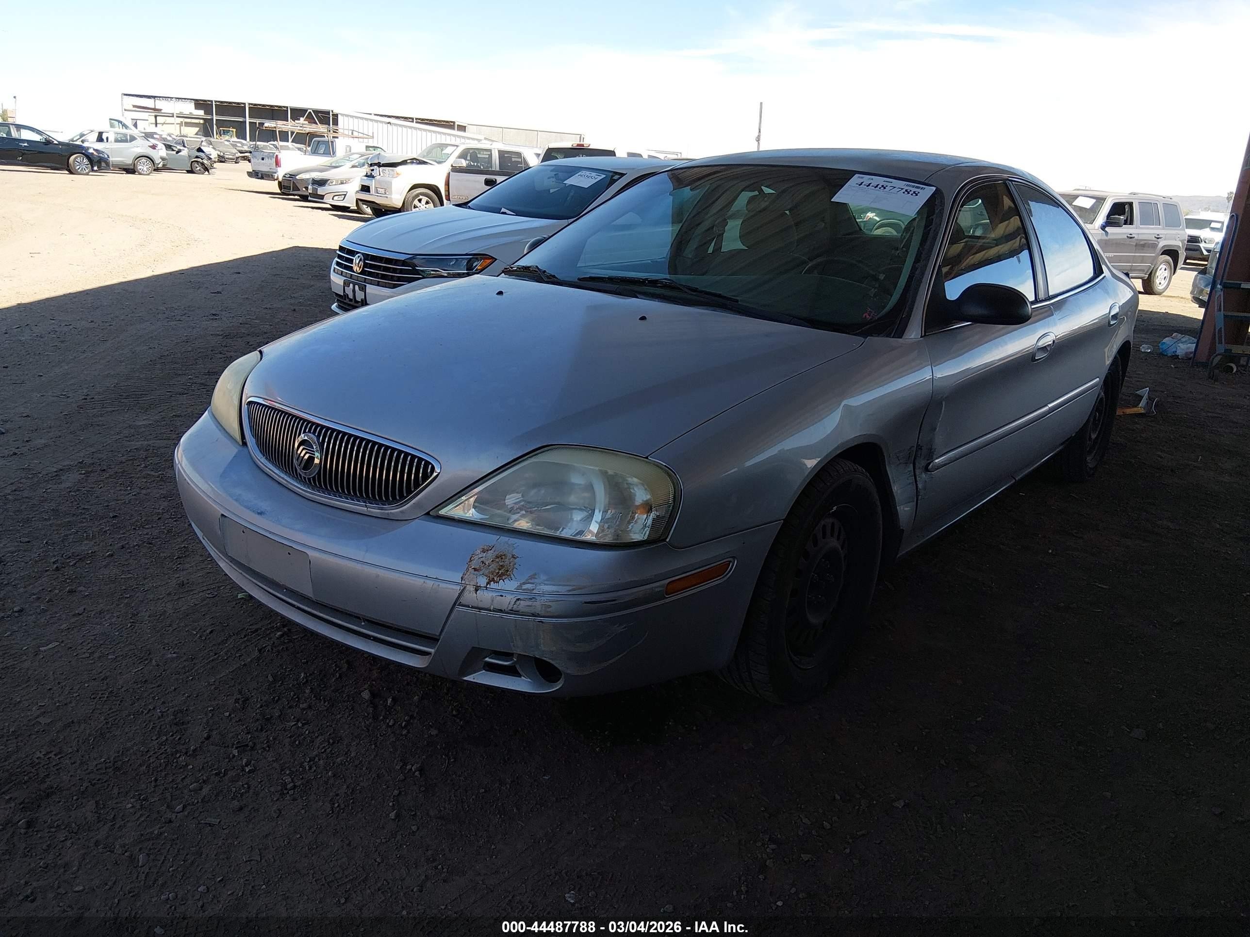 2004 Mercury Sable Gs Silver vin: 1MEFM50U04A628542