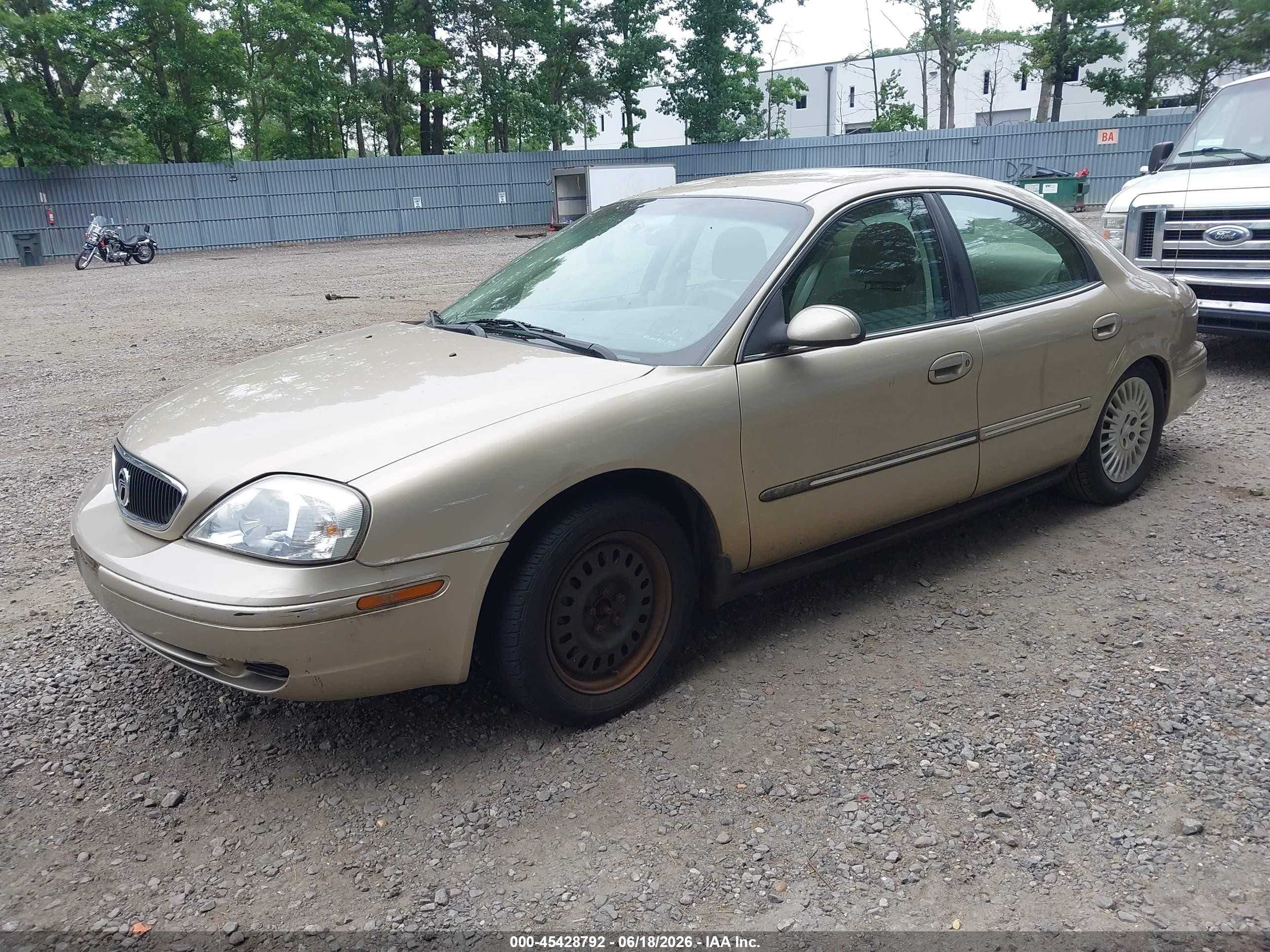 2001 Mercury Sable Gs Tan vin: 1MEFM50U11A635673
