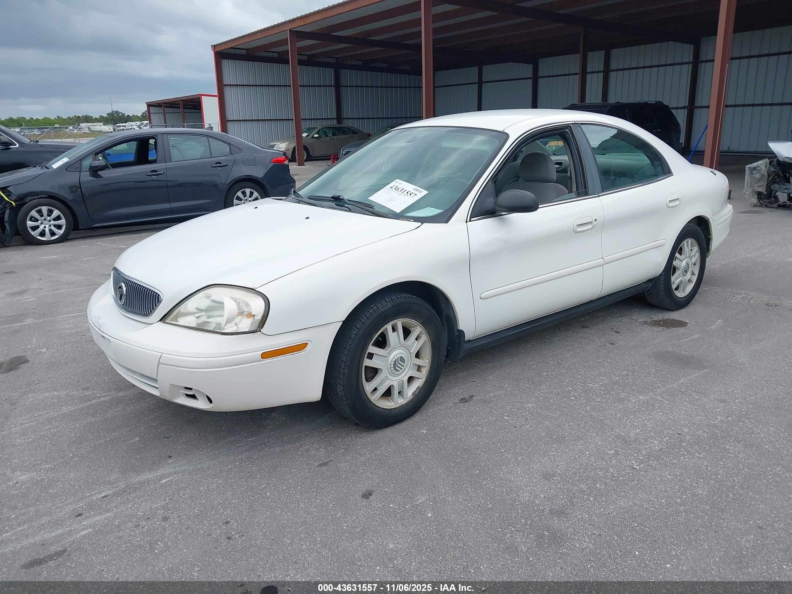 2004 Mercury Sable Gs White vin: 1MEFM50U14A615430