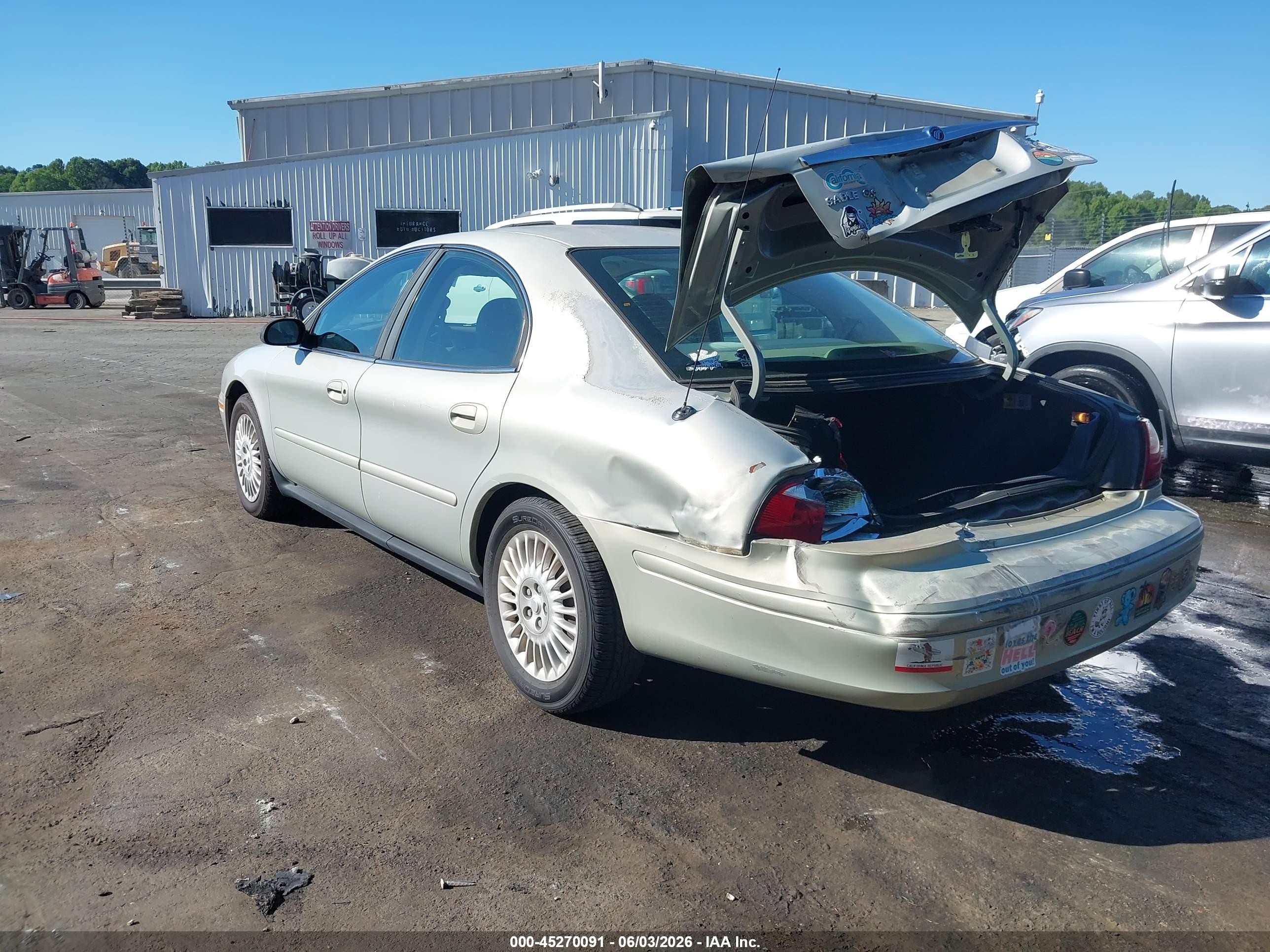 2005 Mercury Sable Gs Gray vin: 1MEFM50U15A611203