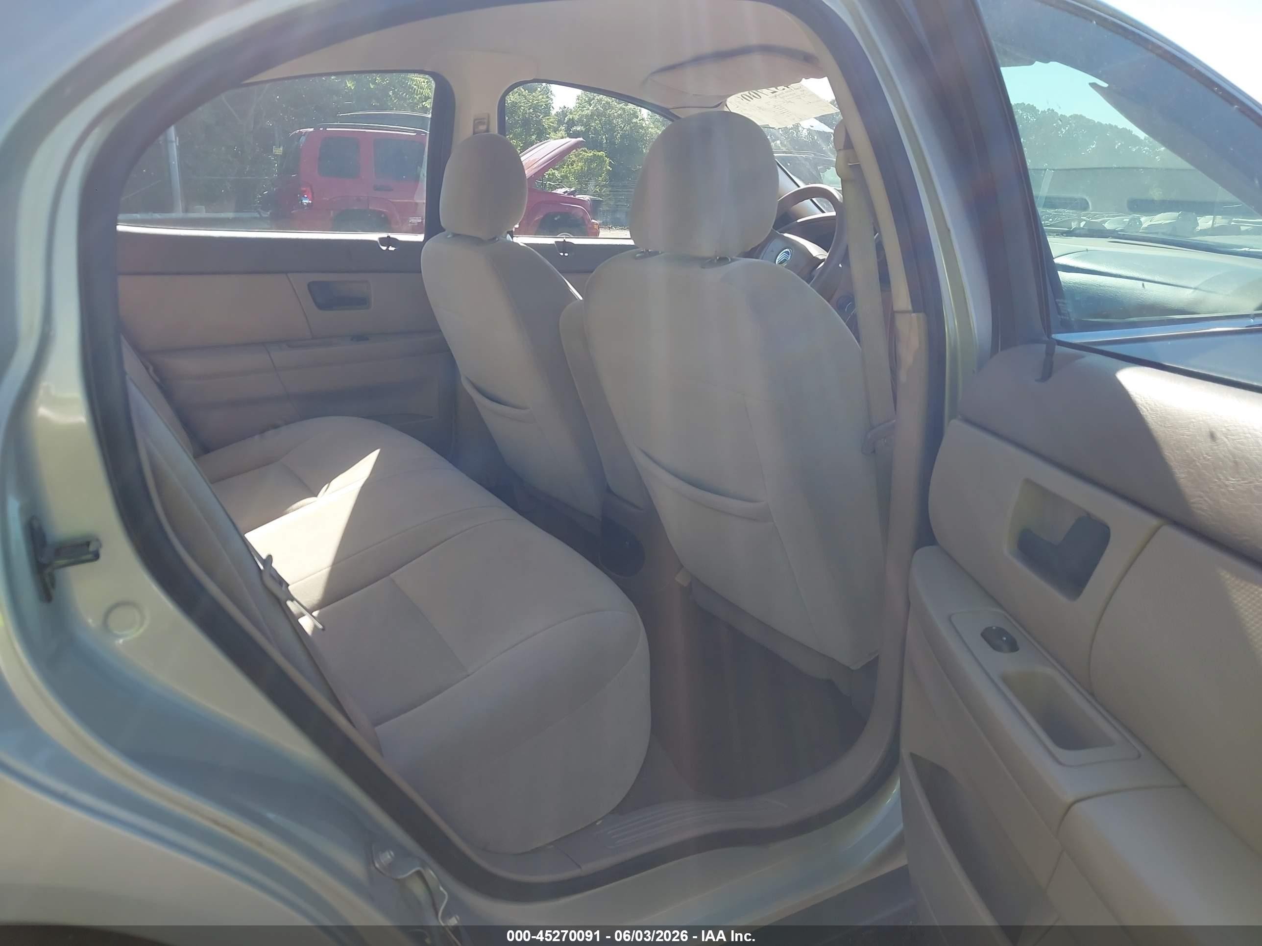 2005 Mercury Sable Gs Gray vin: 1MEFM50U15A611203