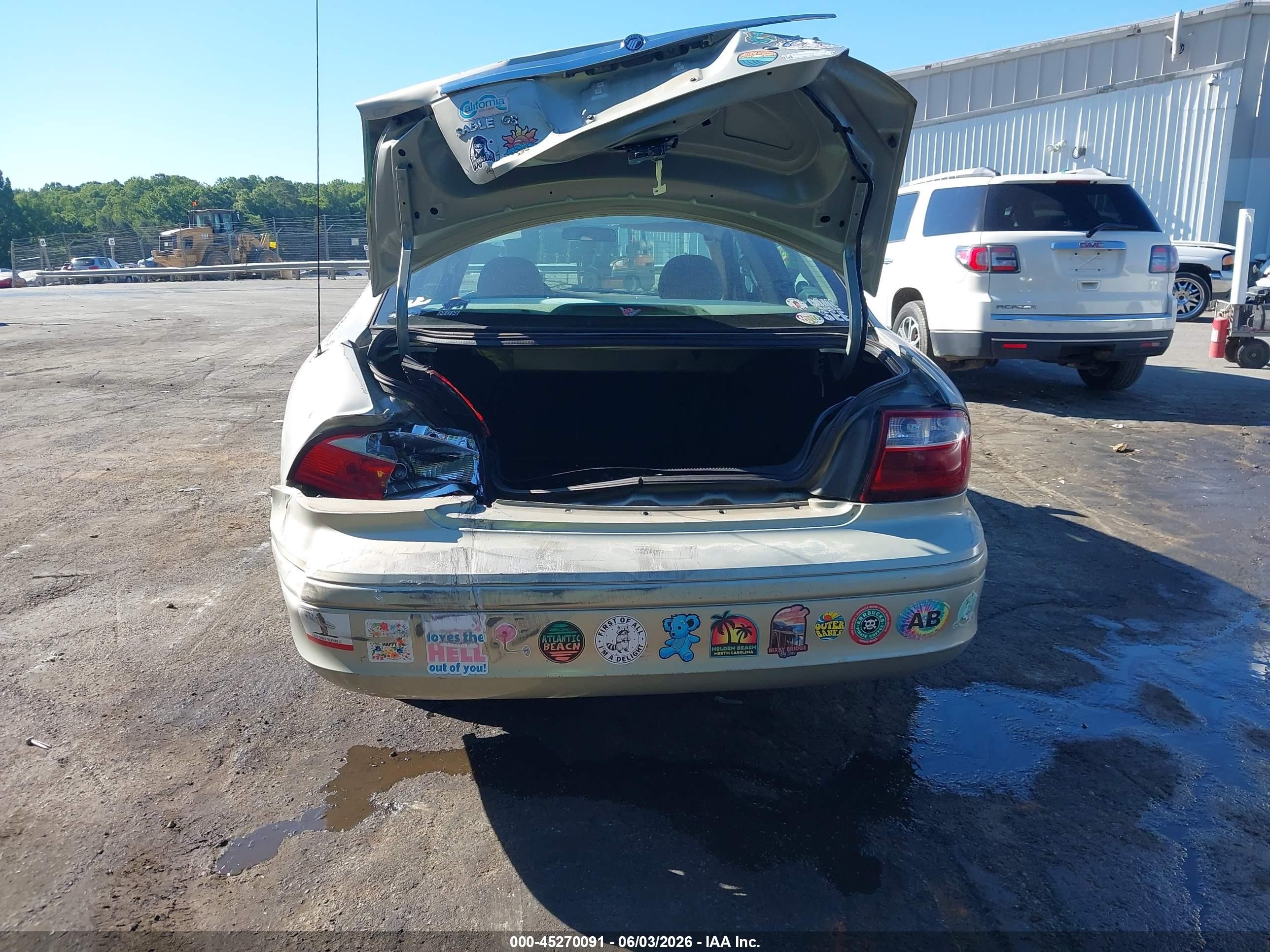 2005 Mercury Sable Gs Gray vin: 1MEFM50U15A611203