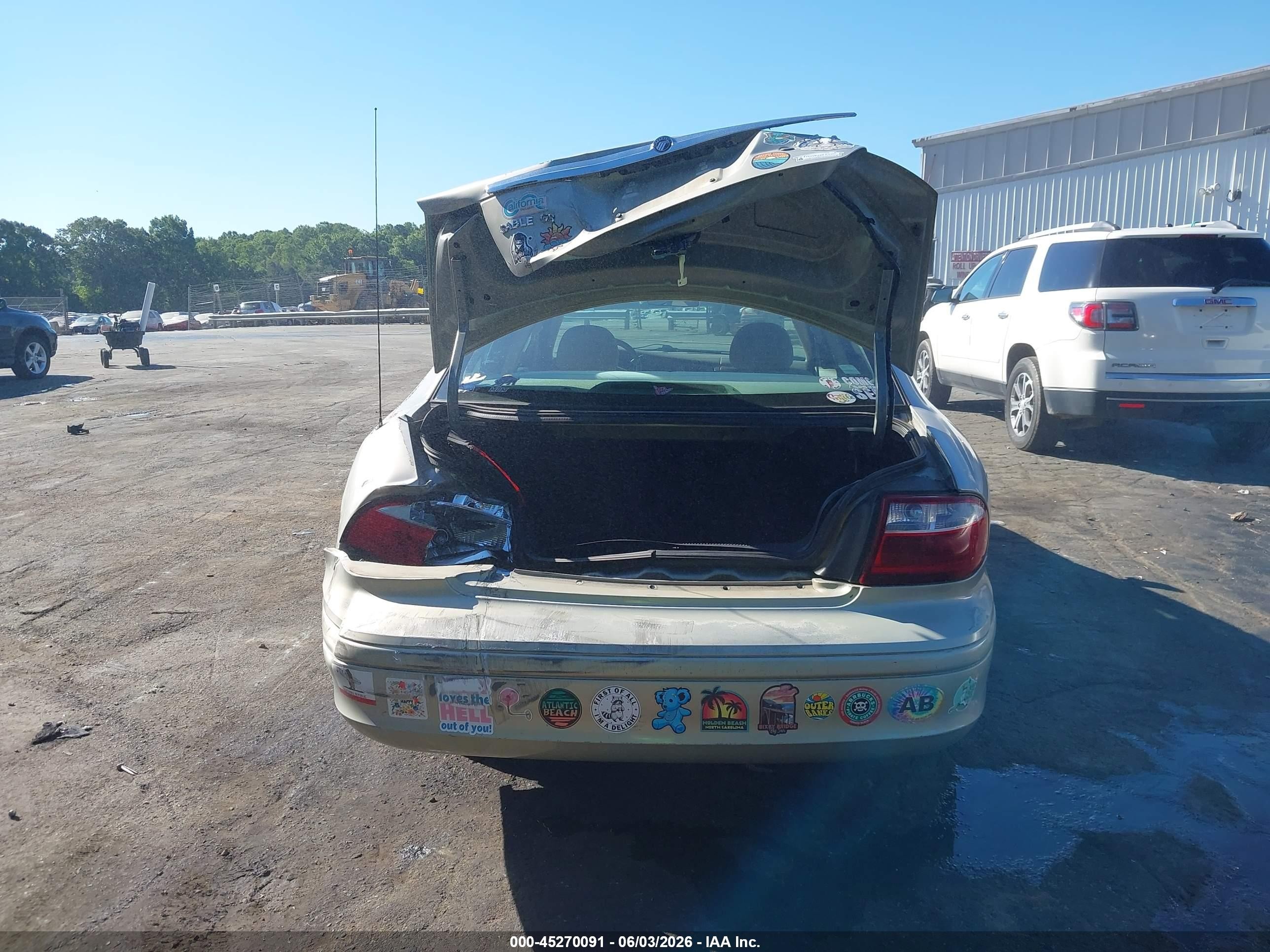 2005 Mercury Sable Gs Gray vin: 1MEFM50U15A611203