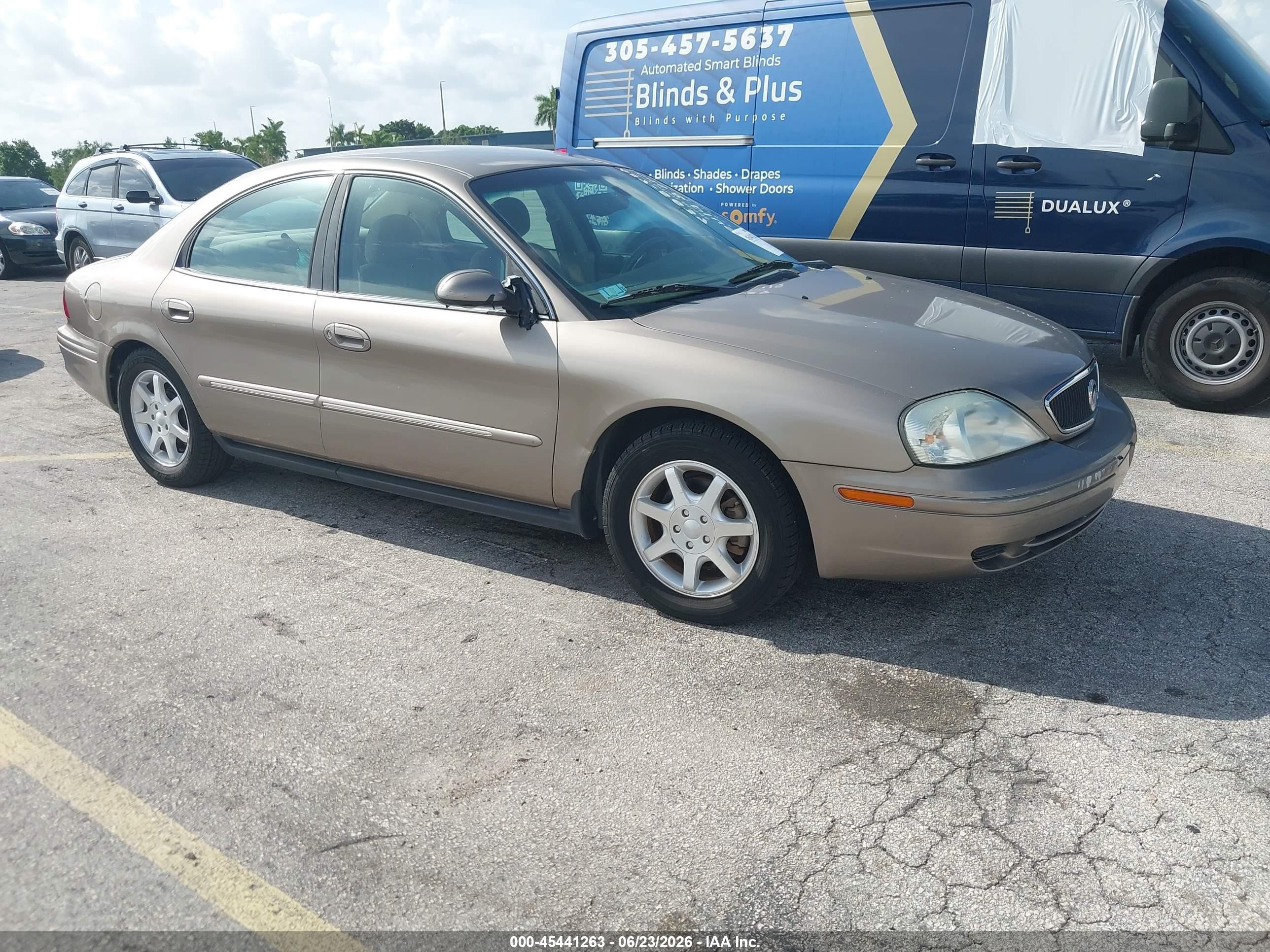 2002 Mercury Sable Gs Gold vin: 1MEFM50U22G644204