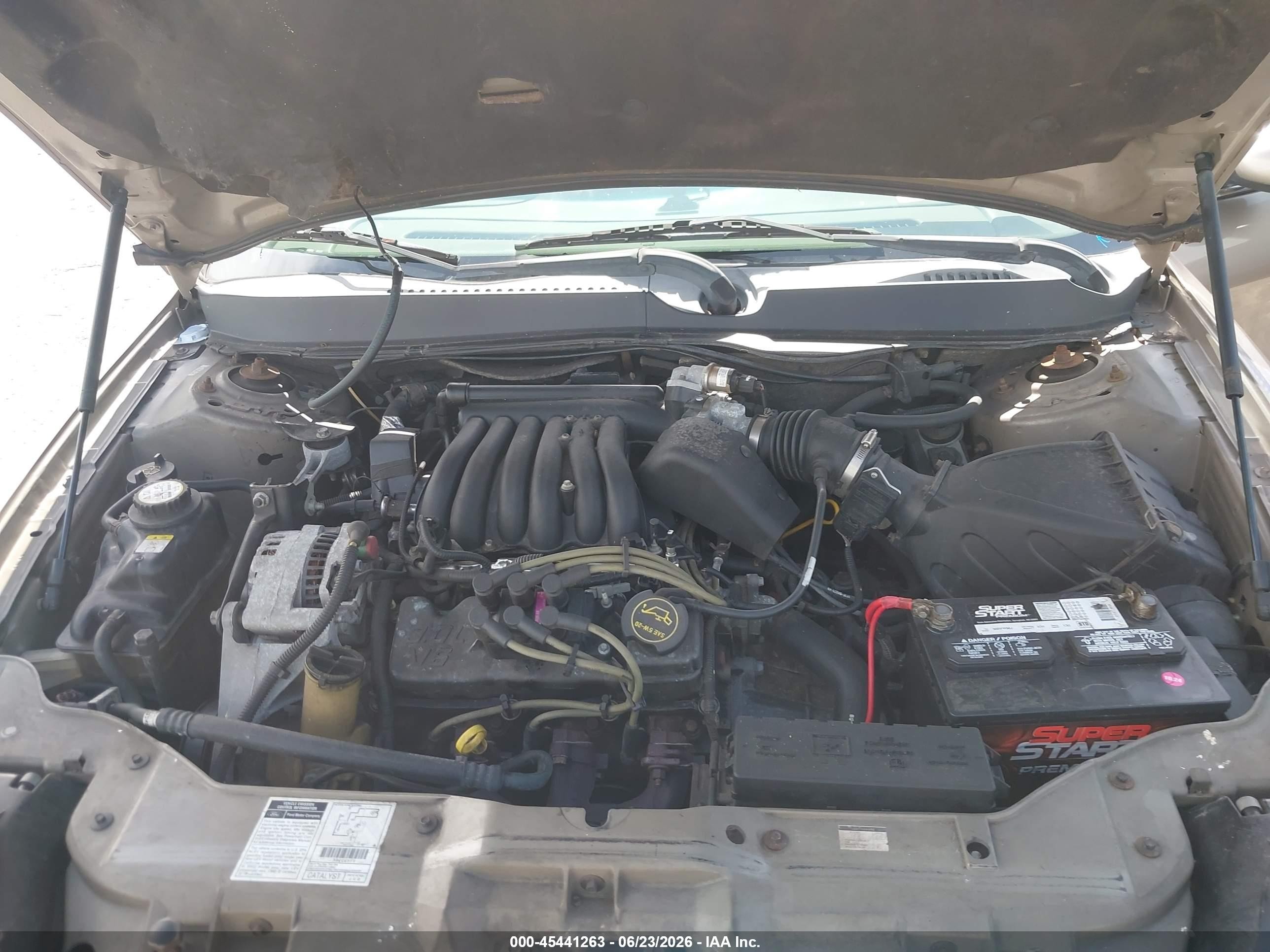 2002 Mercury Sable Gs Gold vin: 1MEFM50U22G644204
