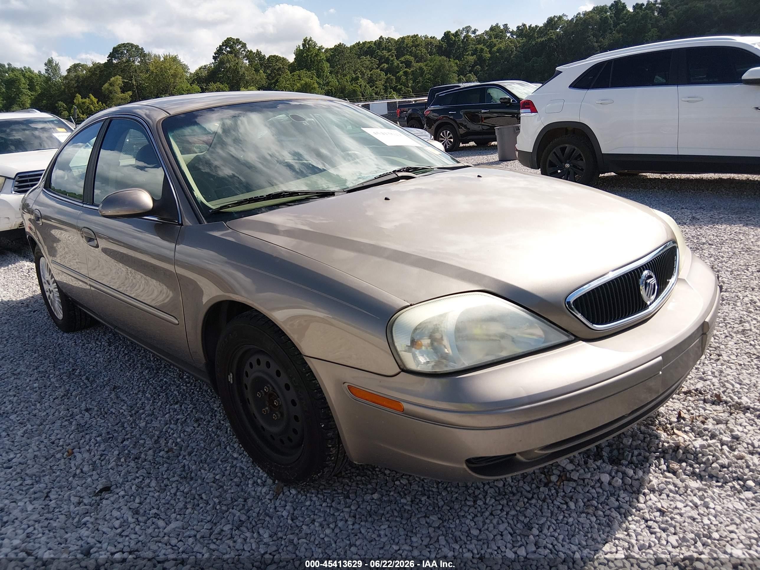 2003 Mercury Sable Gs Gold vin: 1MEFM50U23A606931