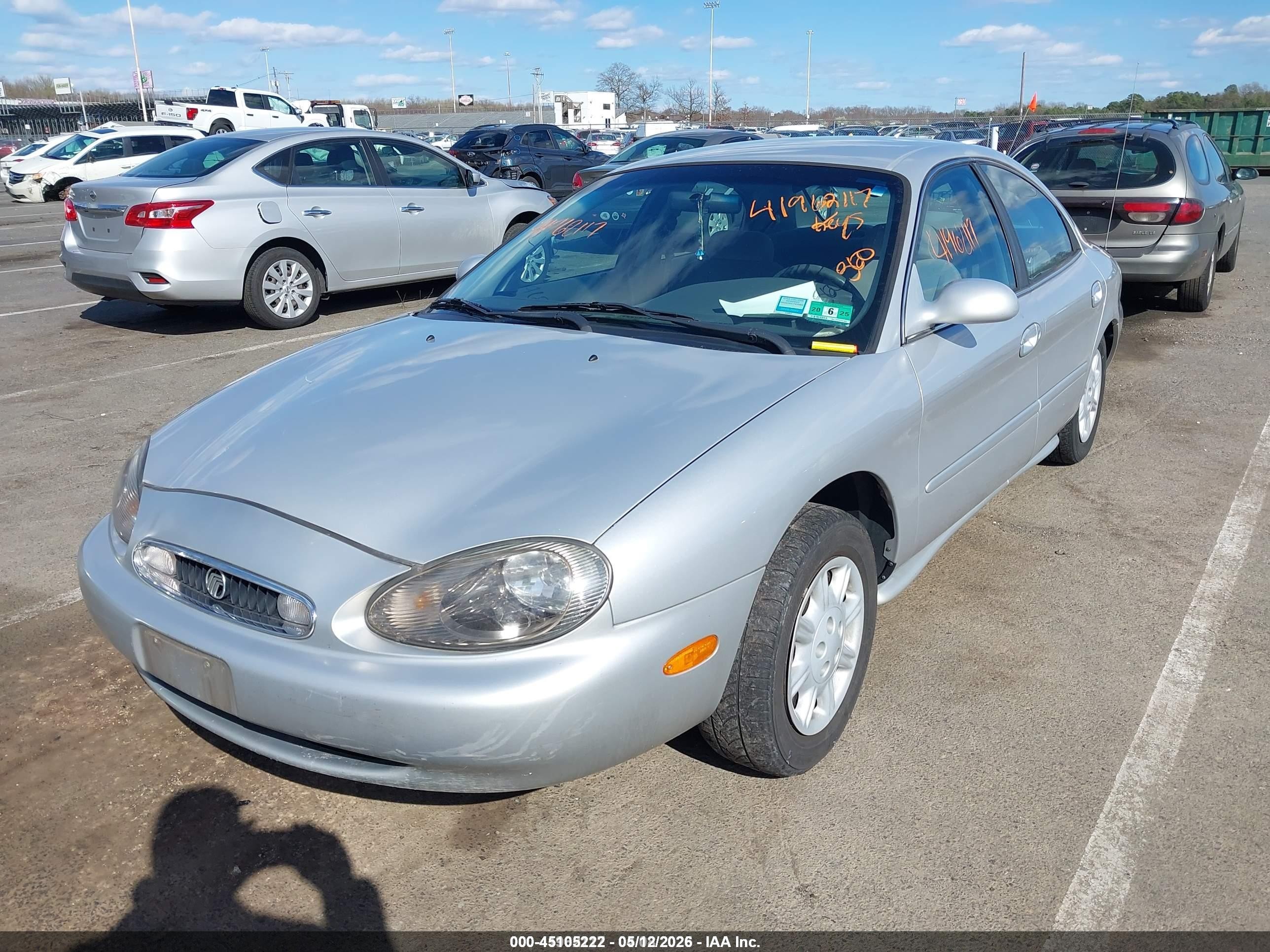 1999 Mercury Sable Gs Silver vin: 1MEFM50U2XA635075