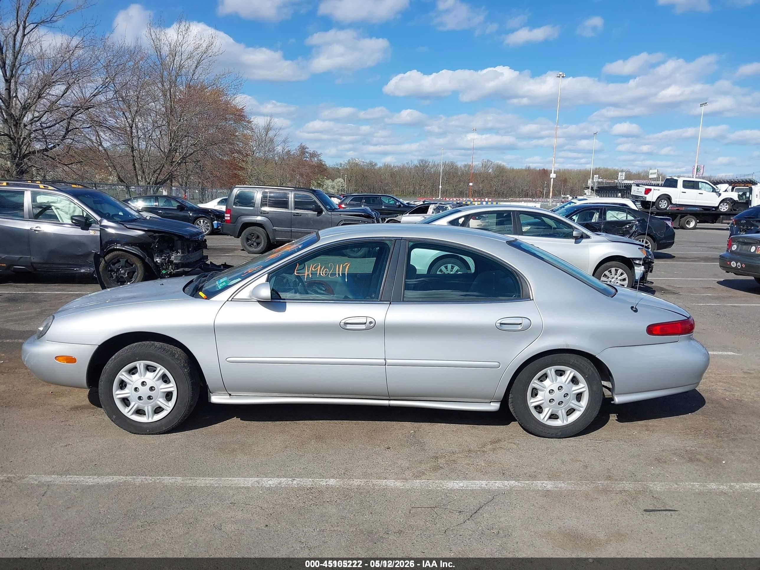 1999 Mercury Sable Gs Silver vin: 1MEFM50U2XA635075