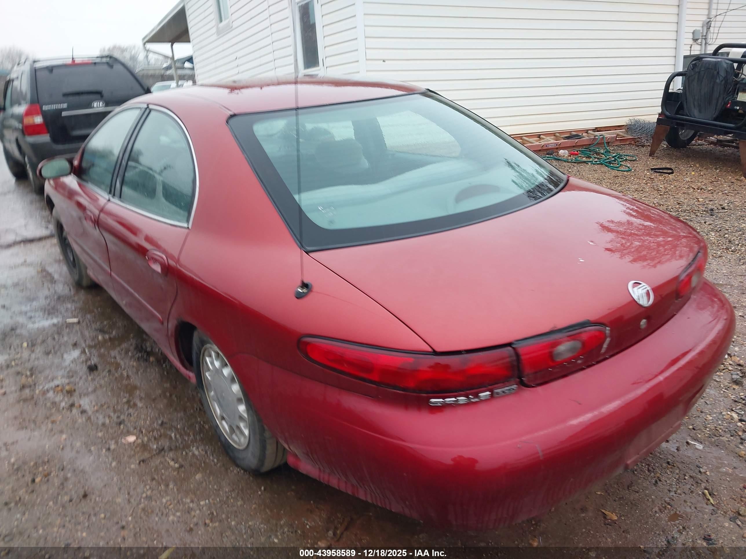 1999 Mercury Sable Gs Бордовый vin: 1MEFM50U2XA643497