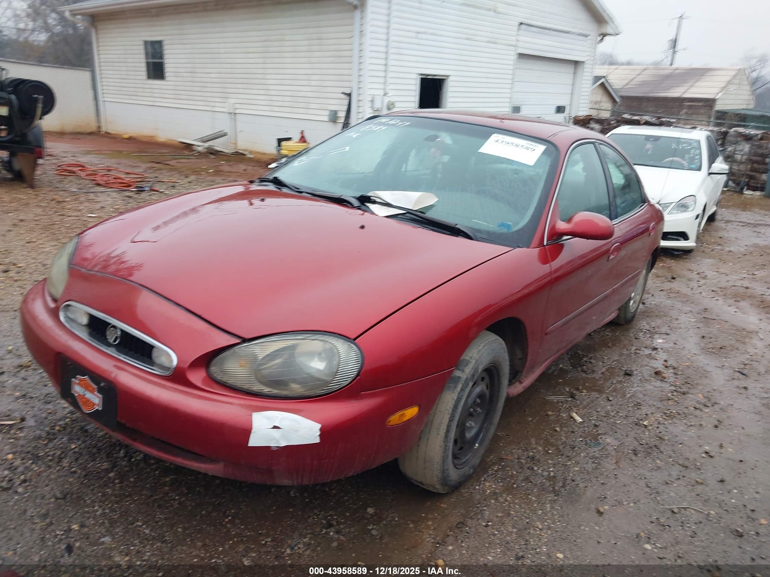 1999 Mercury Sable Gs Бордовый vin: 1MEFM50U2XA643497