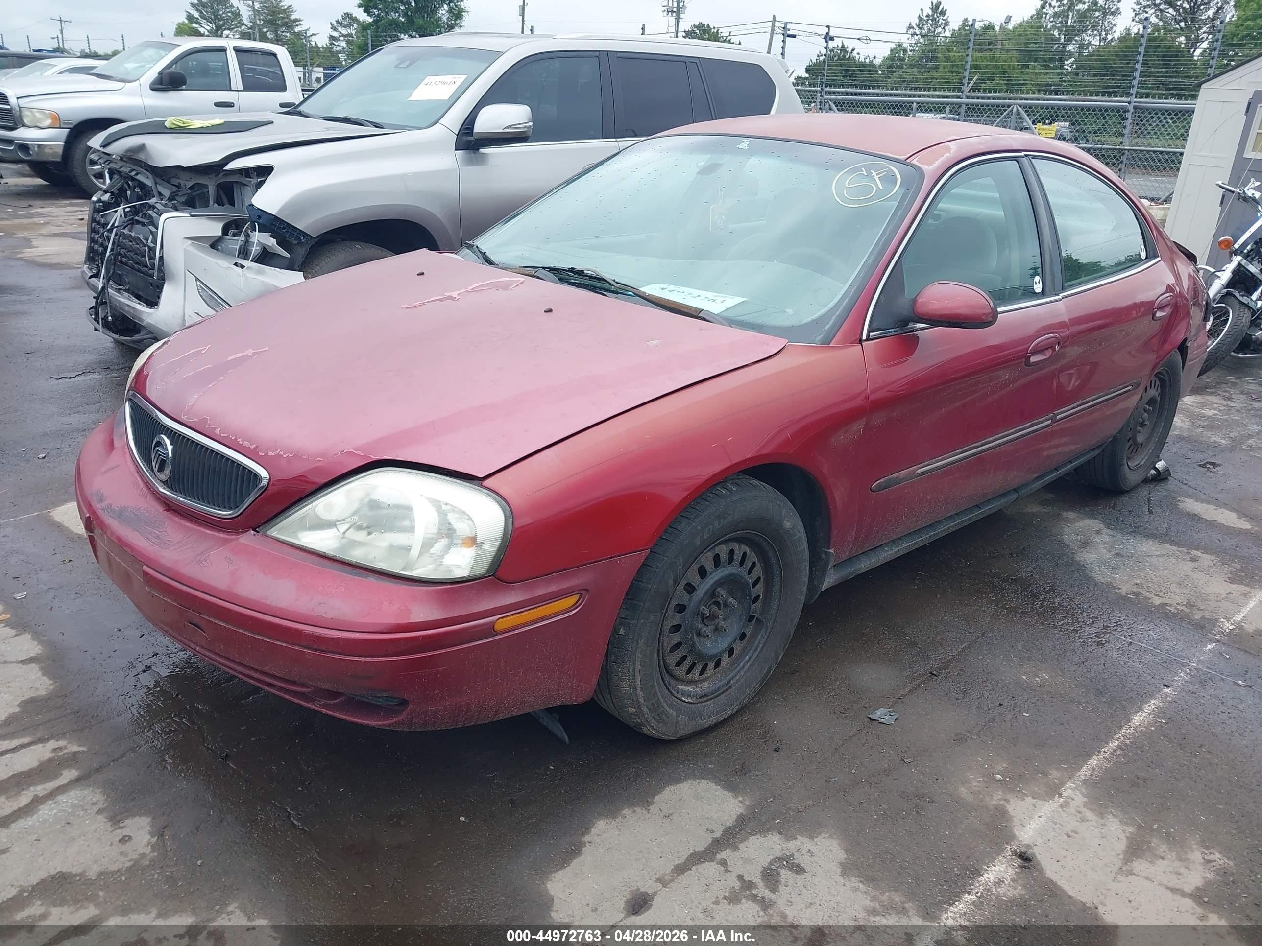 2002 Mercury Sable Gs Красный vin: 1MEFM50U32G610126