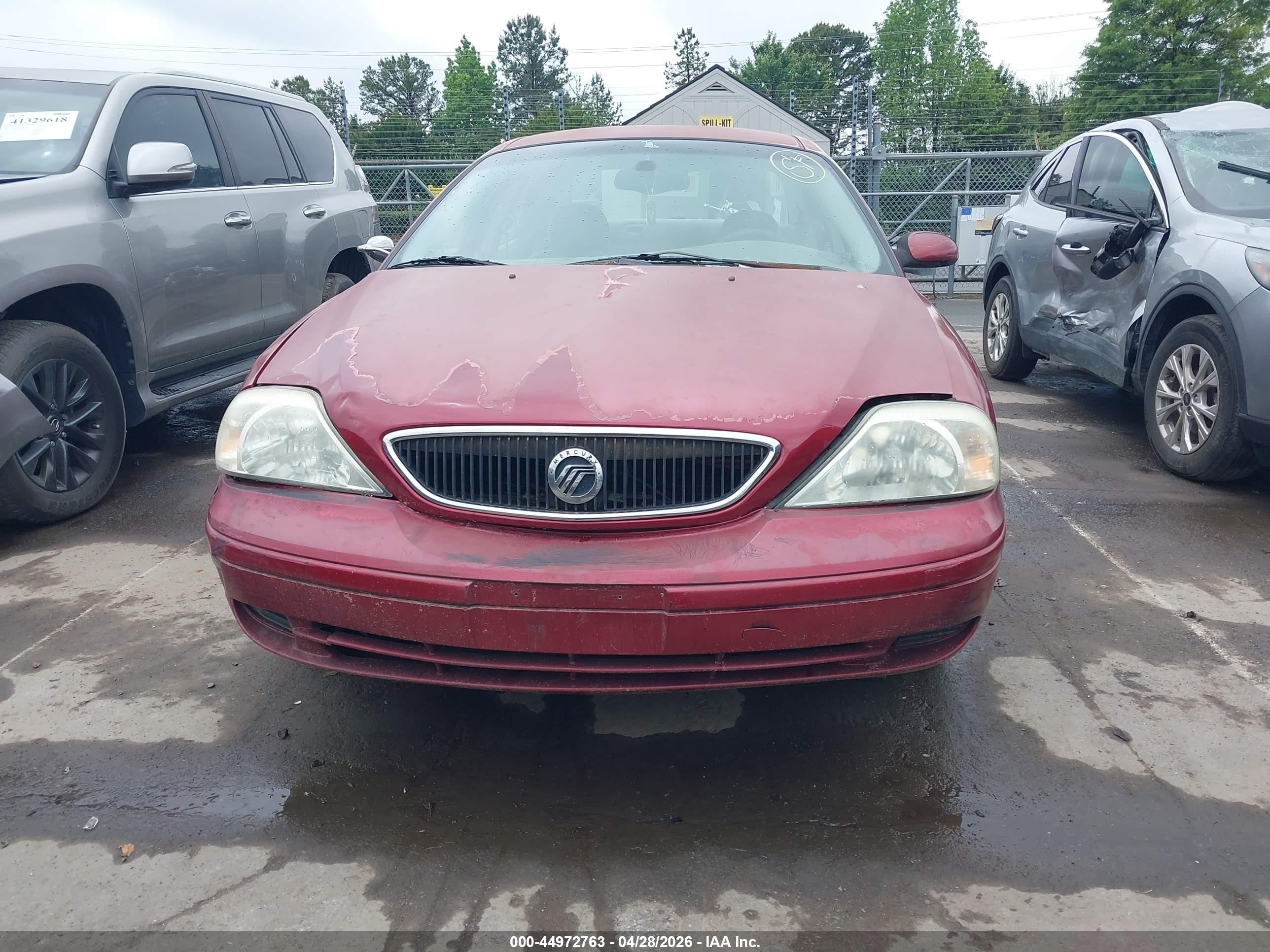 2002 Mercury Sable Gs Красный vin: 1MEFM50U32G610126